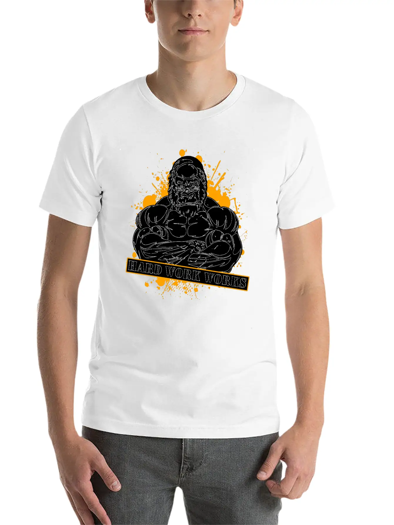 Fitness Animal Classic Cotton Tee – Unisex Comfort For Any Season