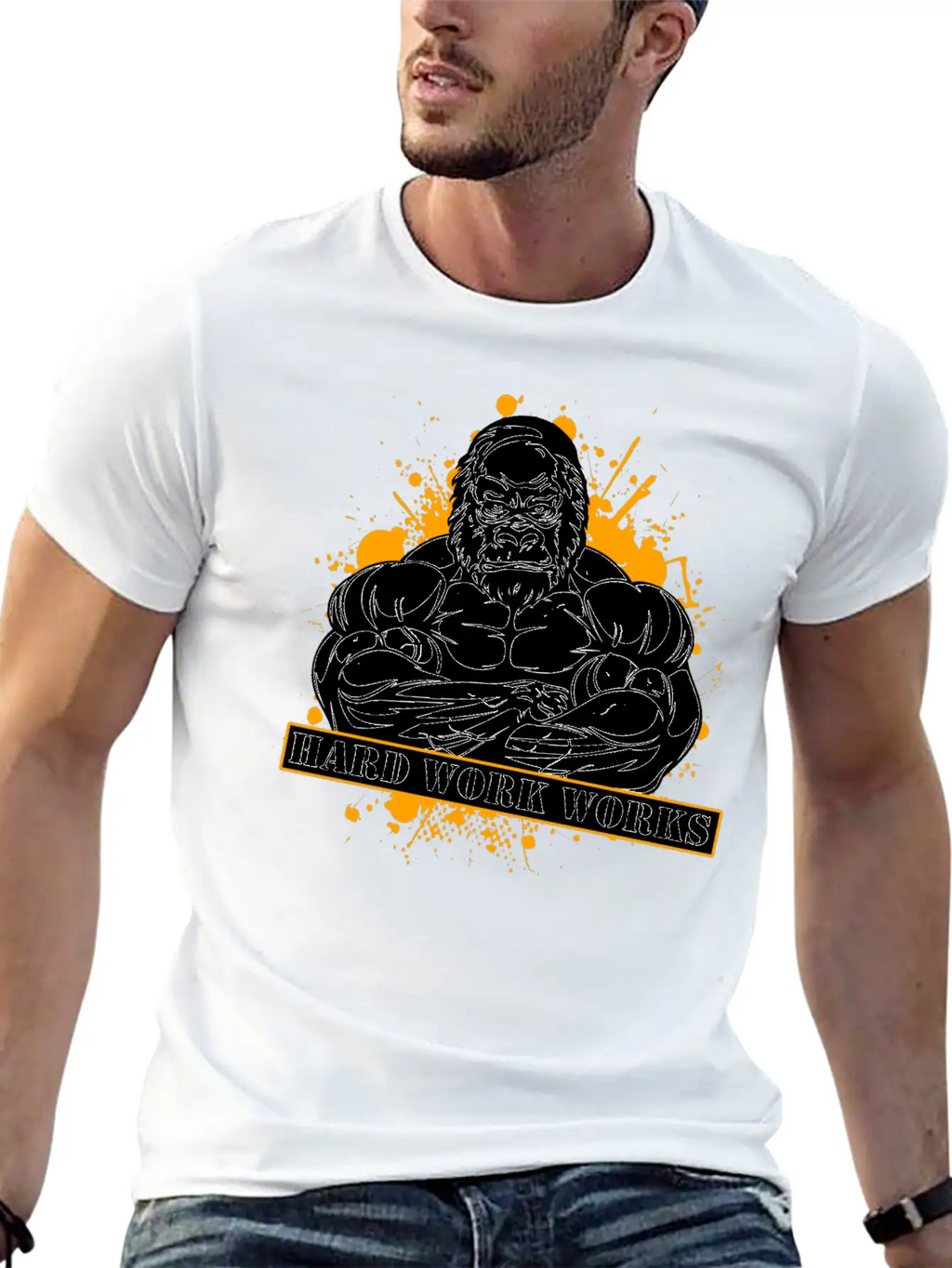 Fitness Animal Classic Cotton Tee – Unisex Comfort For Any Season