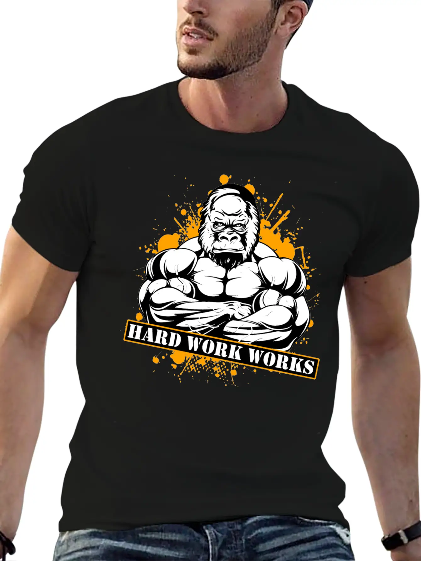 Fitness Animal Classic Cotton Tee – Unisex Comfort For Any Season