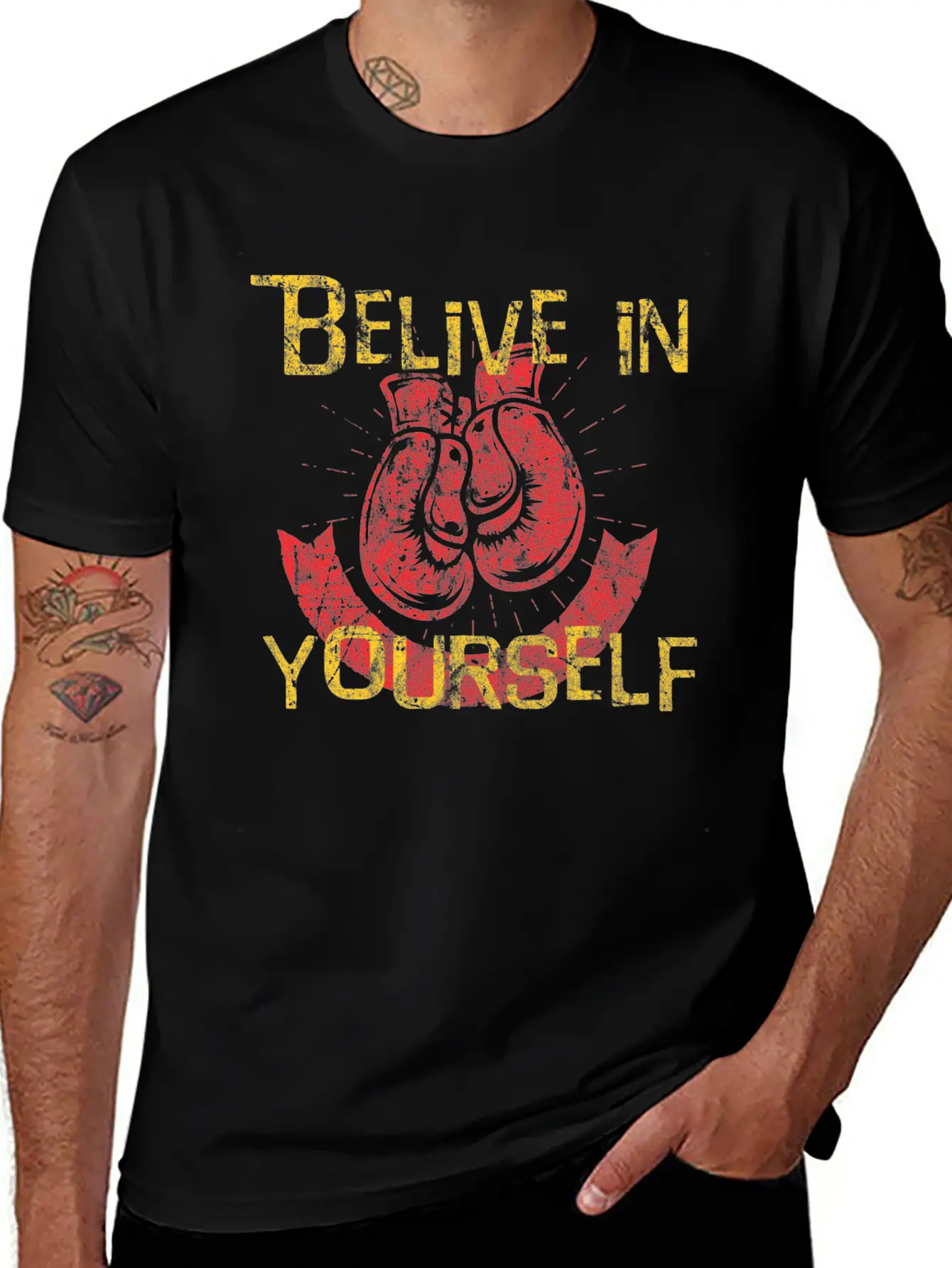 Fitness Breathable Graphic T-Shirt – Perfect For Casual Days