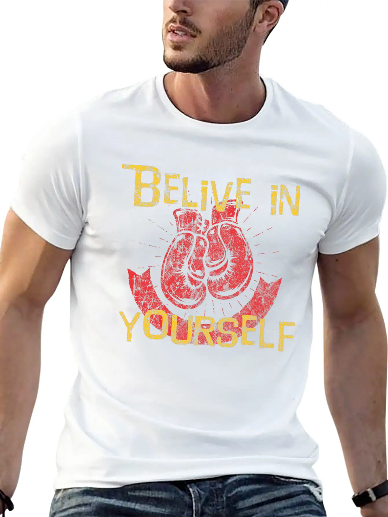 Fitness Breathable Graphic T-Shirt – Perfect For Casual Days