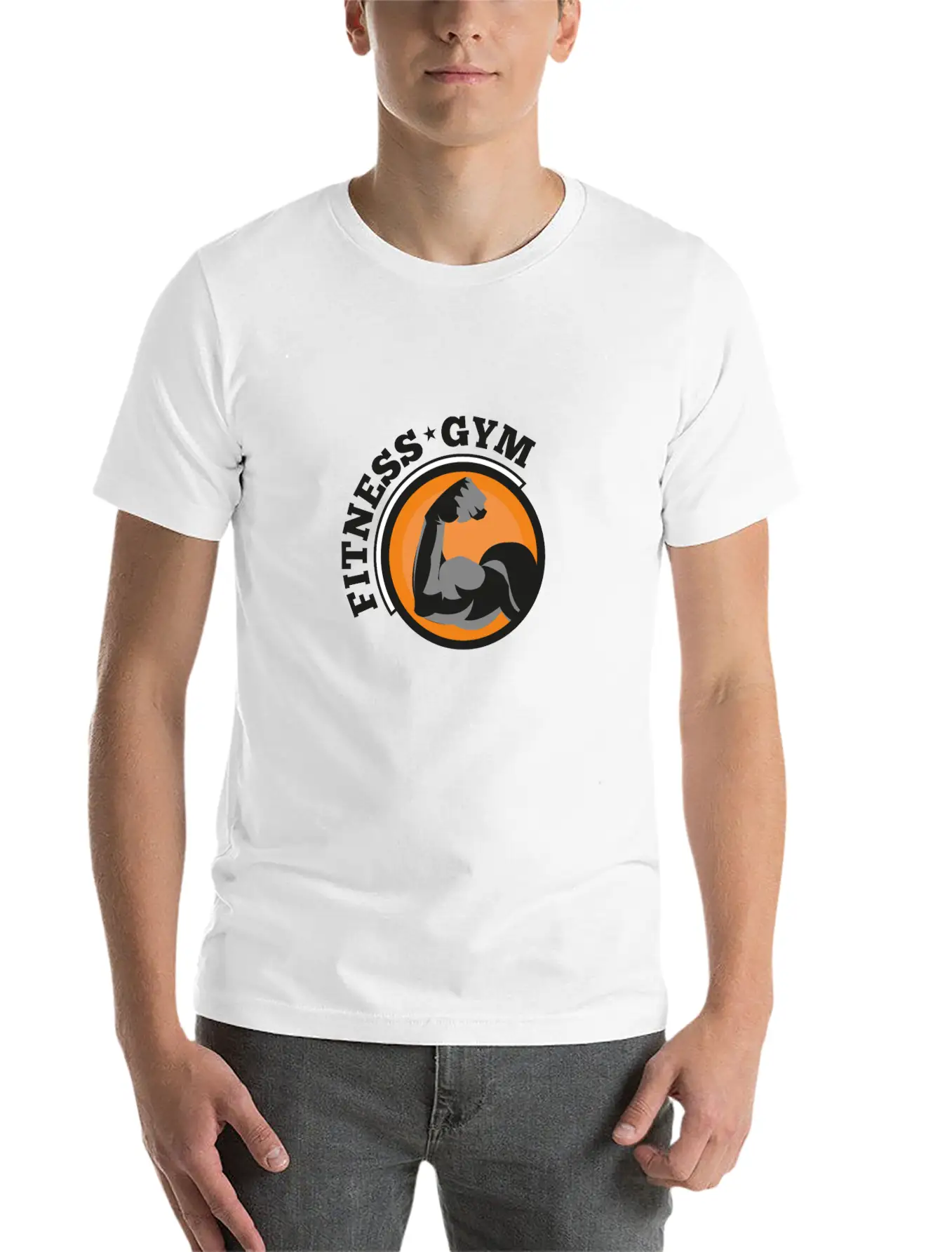 Fitness Gym Breathable Graphic T-Shirt – Perfect For Casual Days