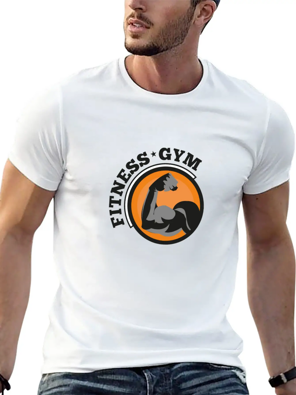 Fitness Gym Breathable Graphic T-Shirt – Perfect For Casual Days