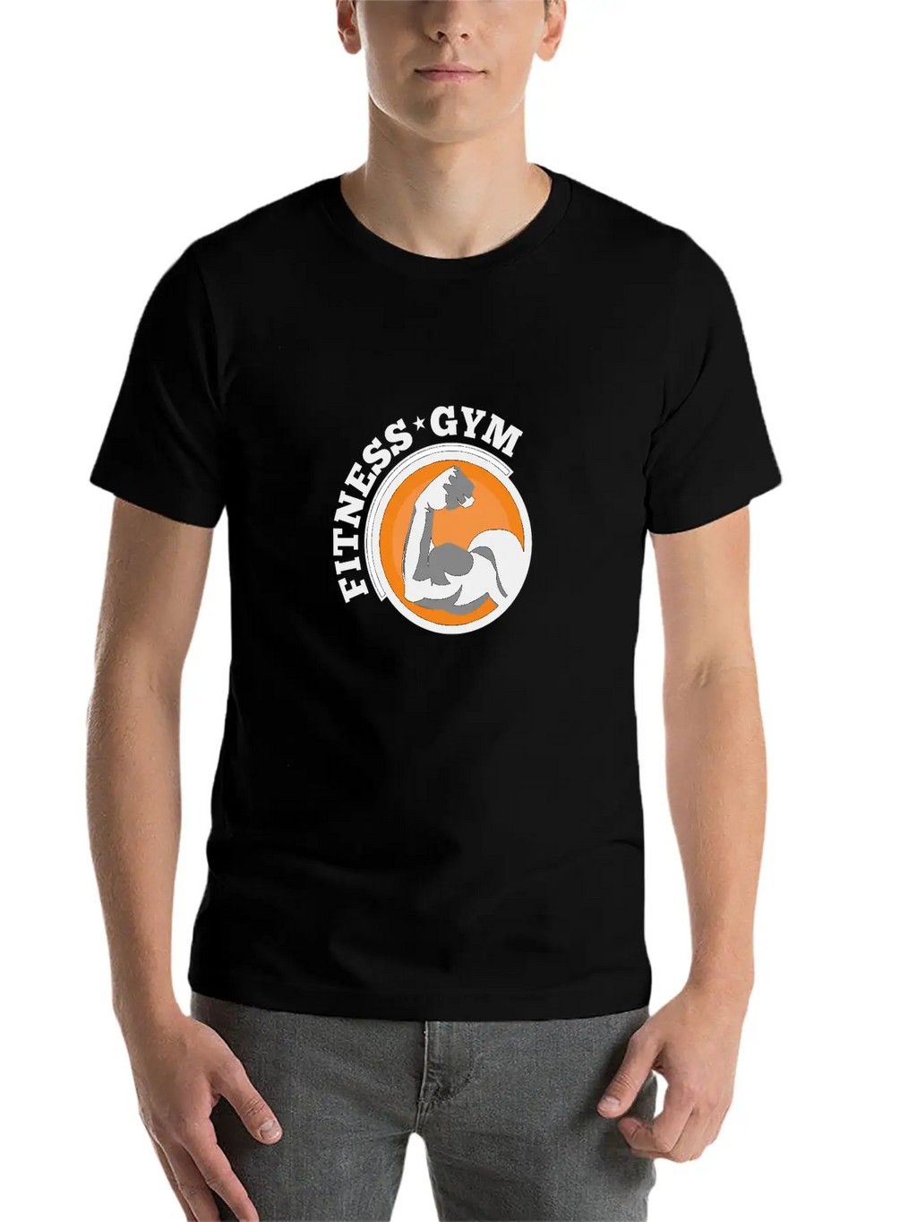 Fitness Gym Breathable Graphic T-Shirt – Perfect For Casual Days