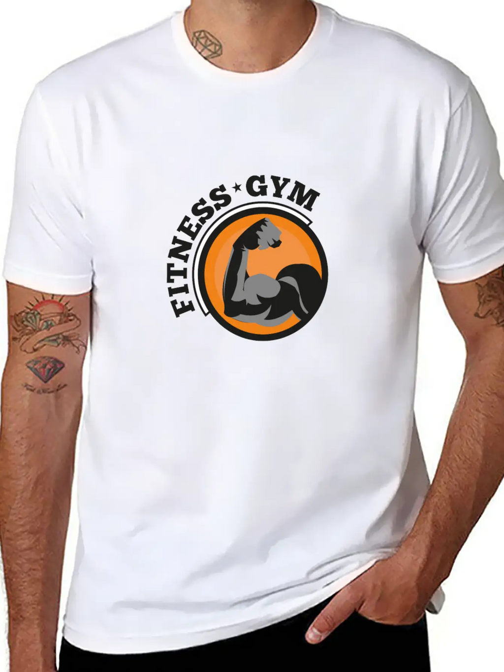 Fitness Gym Breathable Graphic T-Shirt – Perfect For Casual Days