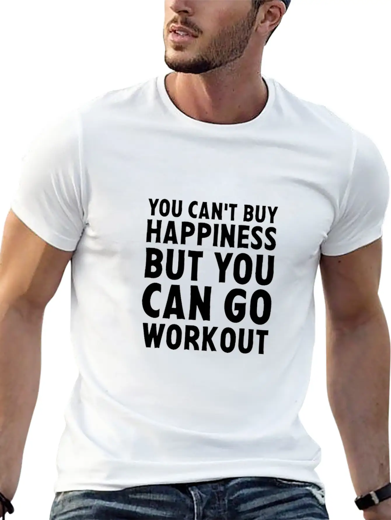 Fitness Gym Relaxed Everyday Tee – Lightweight And Durable Cotton