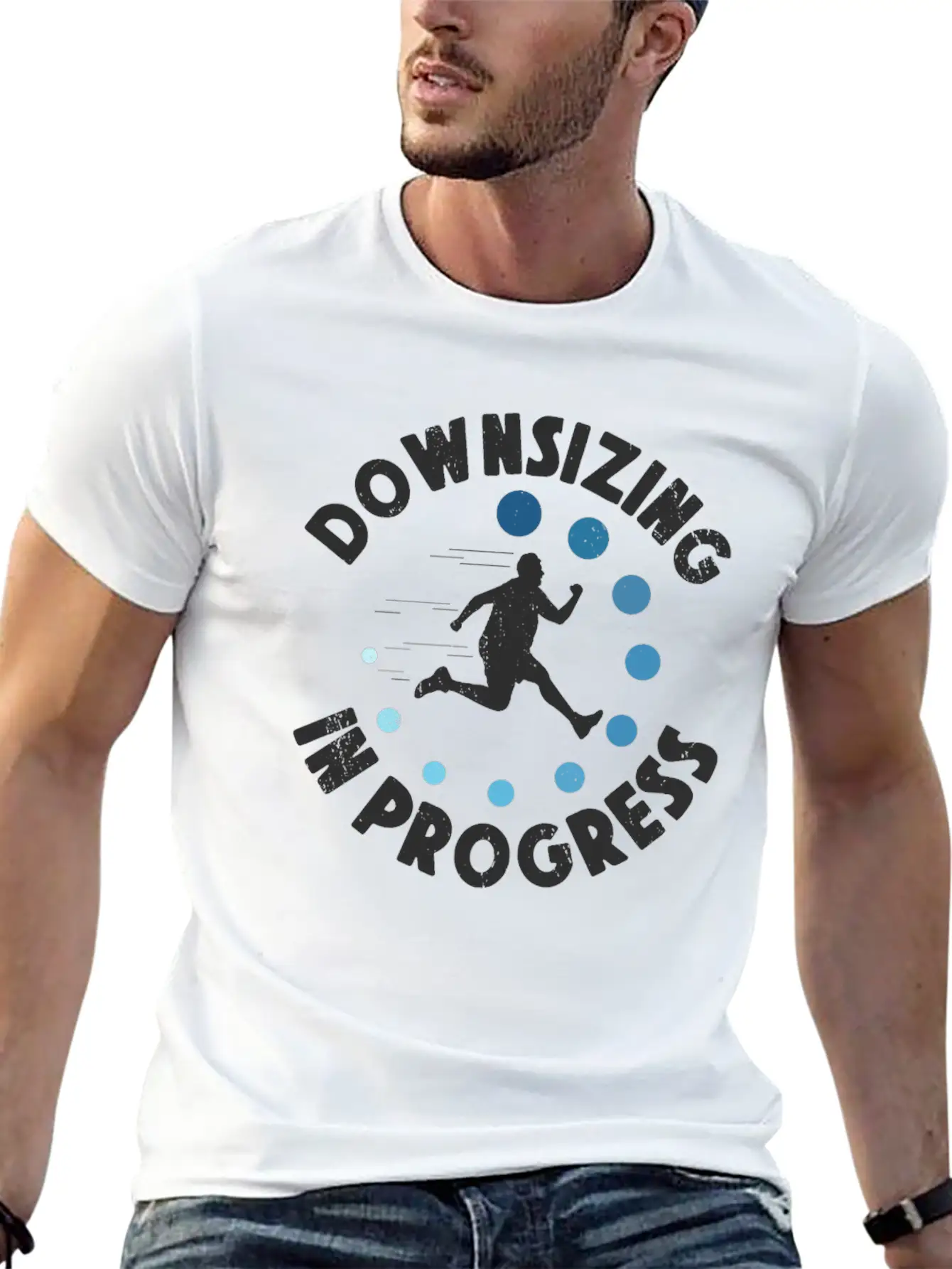 Fitness Gym Weight Loss Healthy Diet Workouts Modern Fit Casual T-Shirt – Clean And Versatile Design