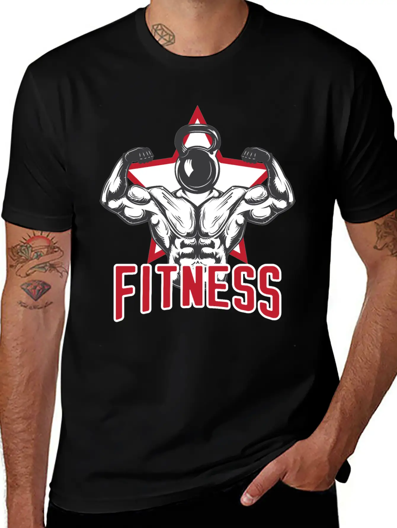 Fitness Man Breathable Soft Cotton T-Shirt – Timeless Casual Look