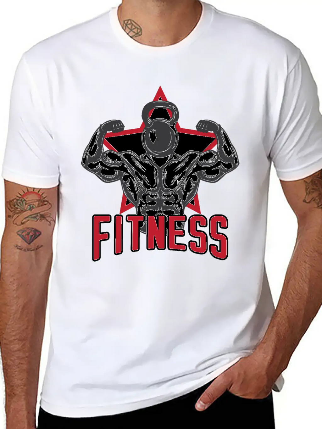 Fitness Man Breathable Soft Cotton T-Shirt – Timeless Casual Look