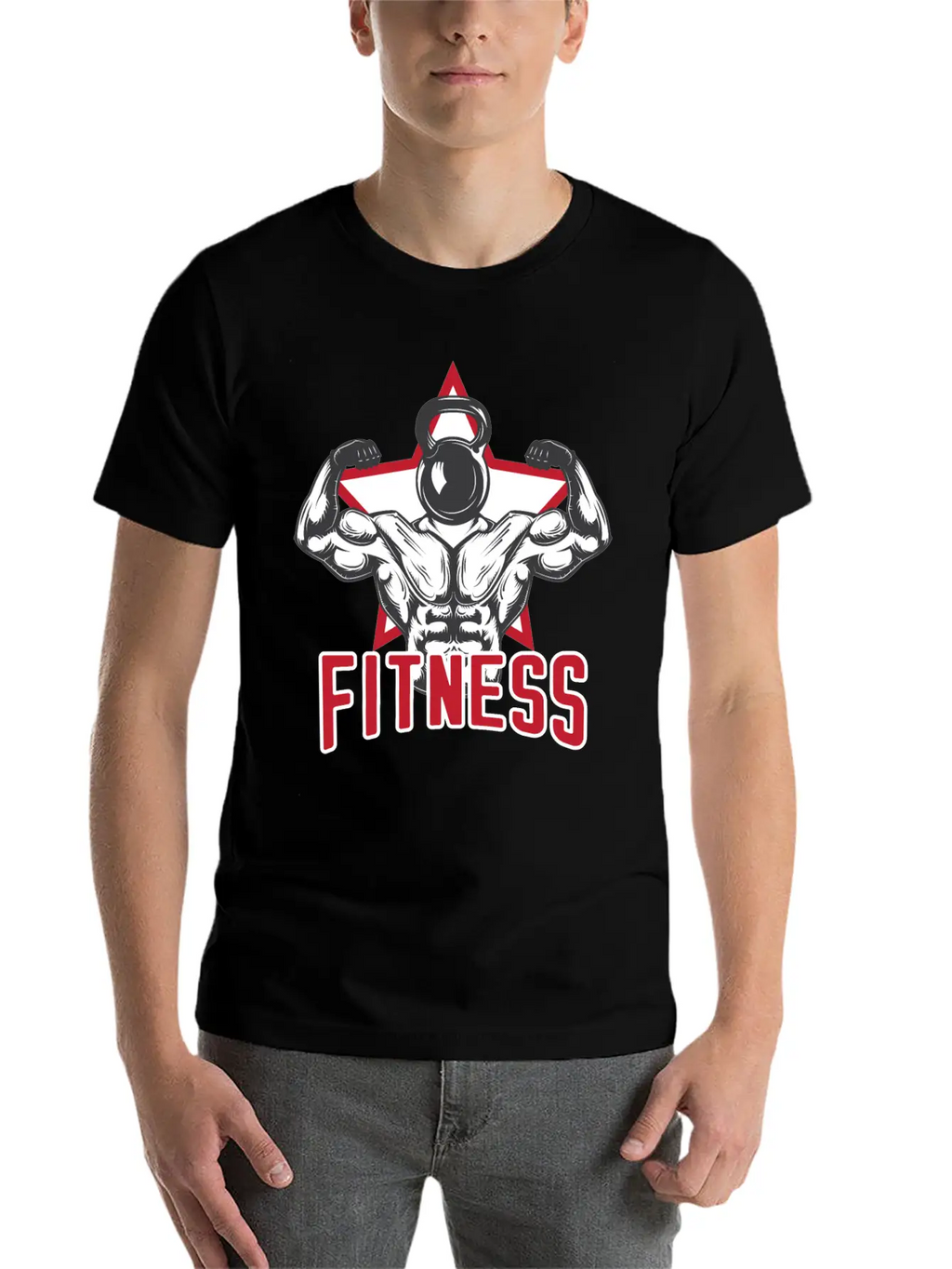 Fitness Man Breathable Soft Cotton T-Shirt – Timeless Casual Look