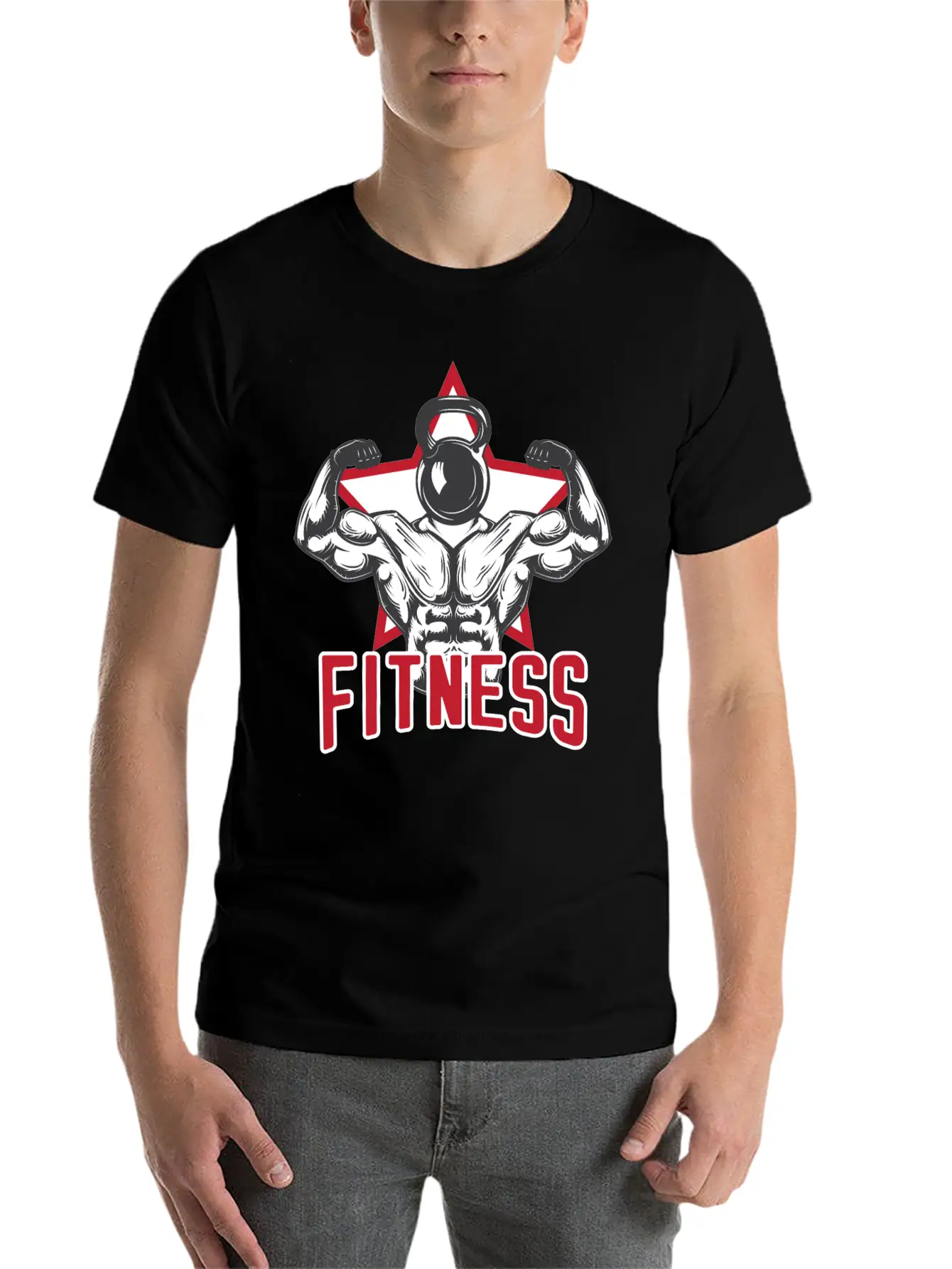Fitness Man Breathable Soft Cotton T-Shirt – Timeless Casual Look