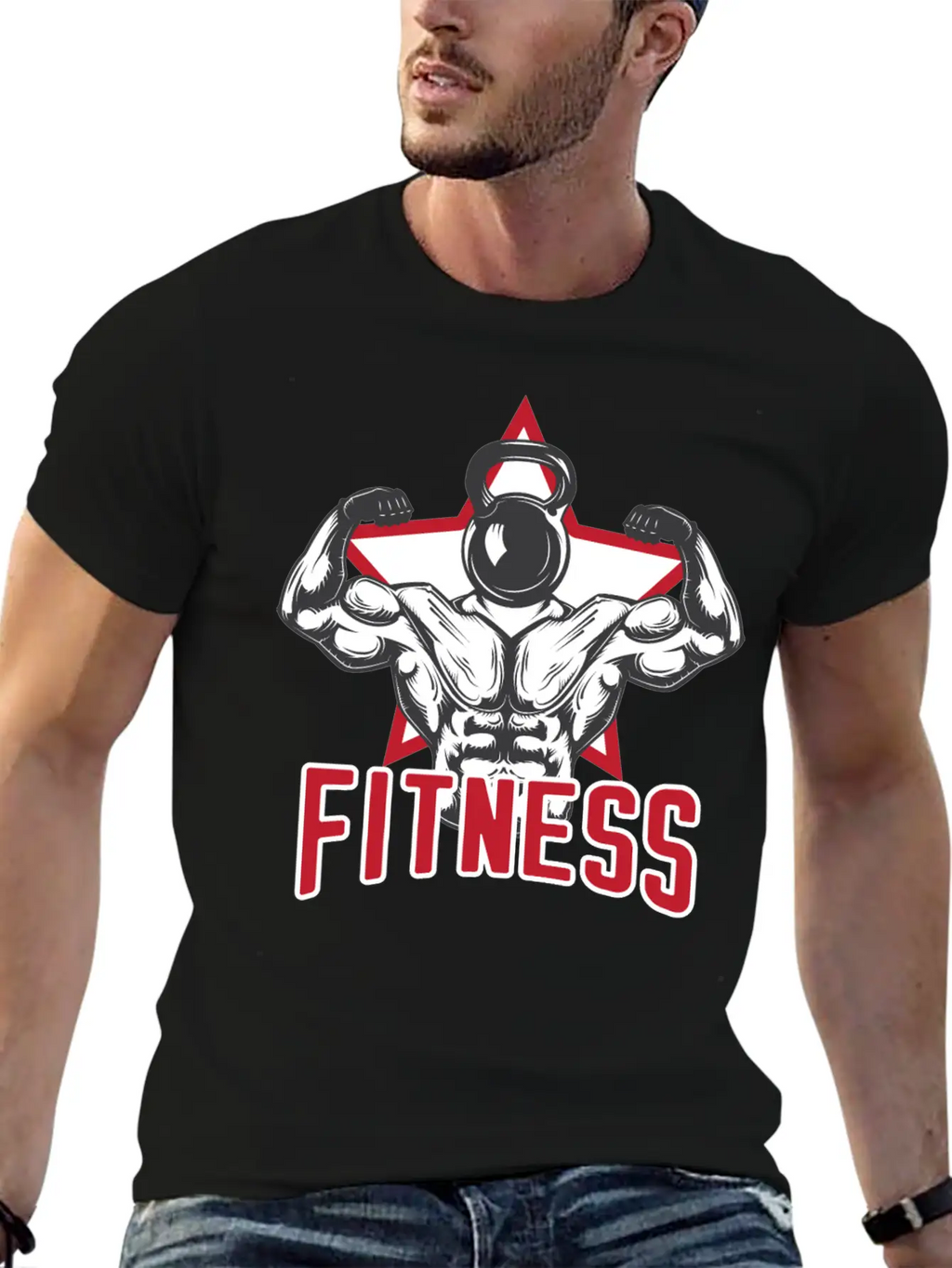 Fitness Man Breathable Soft Cotton T-Shirt – Timeless Casual Look