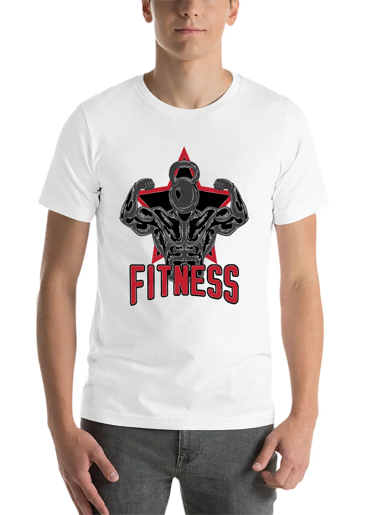 Fitness Man Breathable Soft Cotton T-Shirt – Timeless Casual Look