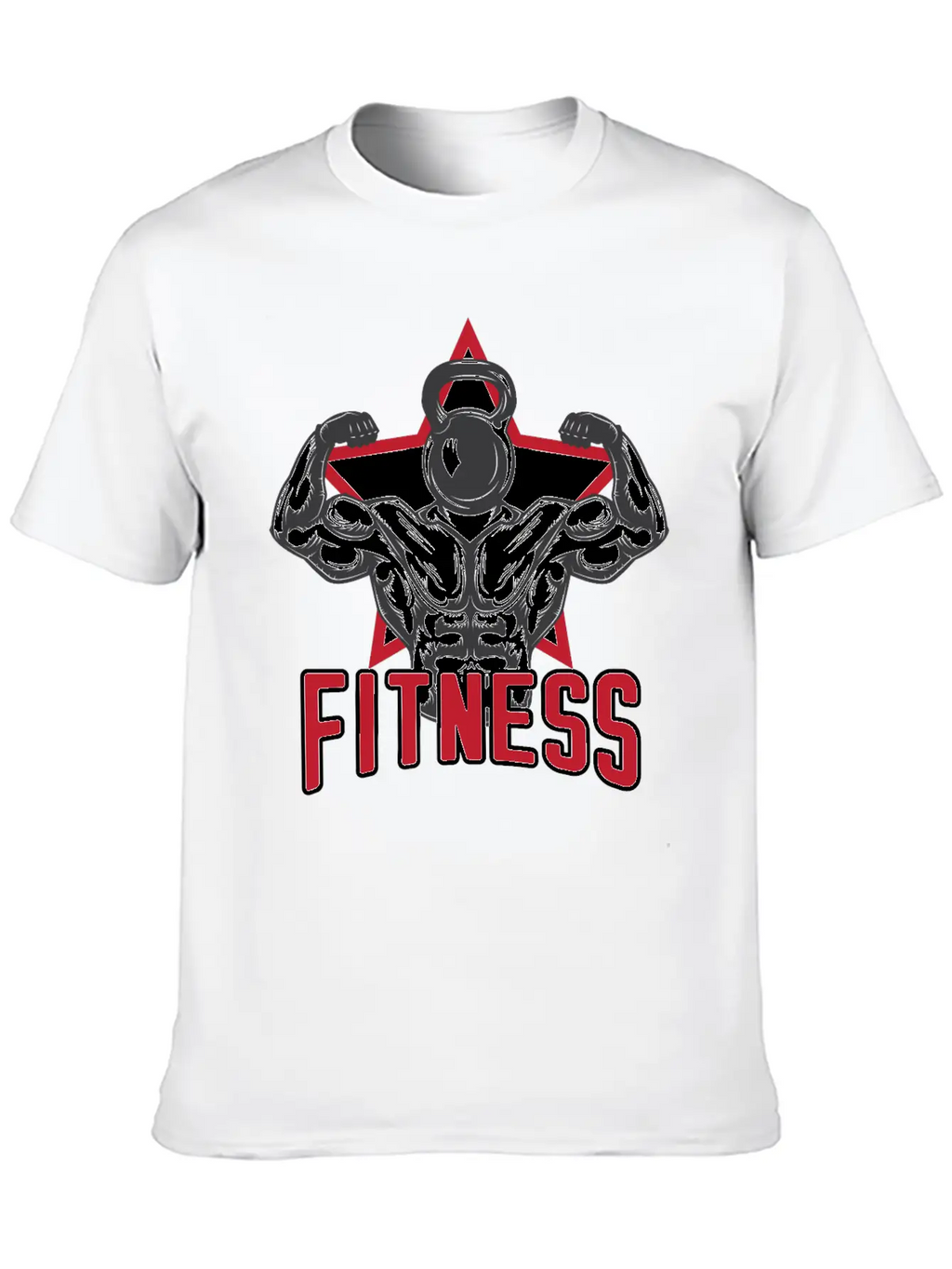 Fitness Man Breathable Soft Cotton T-Shirt – Timeless Casual Look