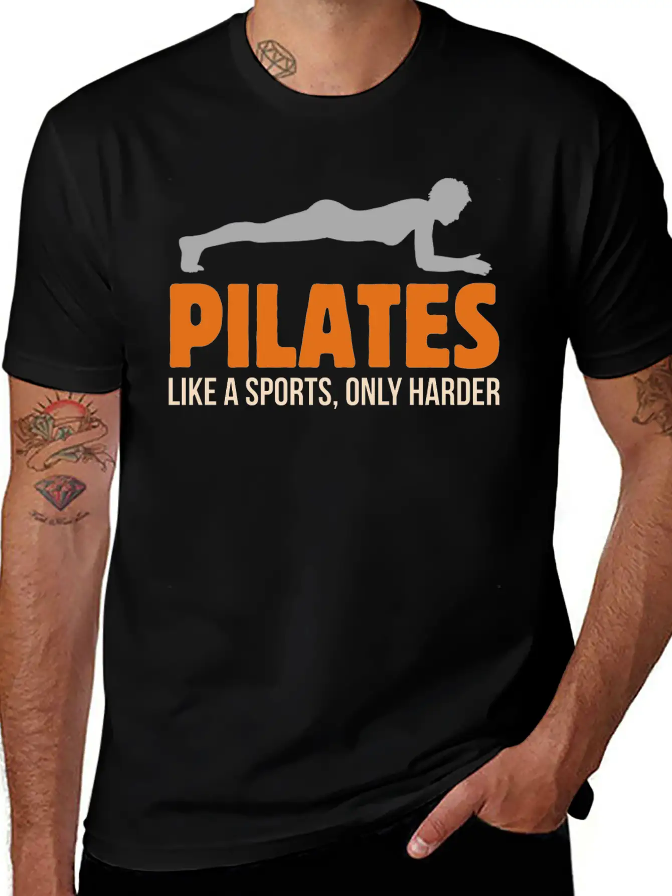 Fitness Pilates Like A Sports, Only Harder Workout Stylish Everyday T-Shirt – Unisex Basic Cotton Tee