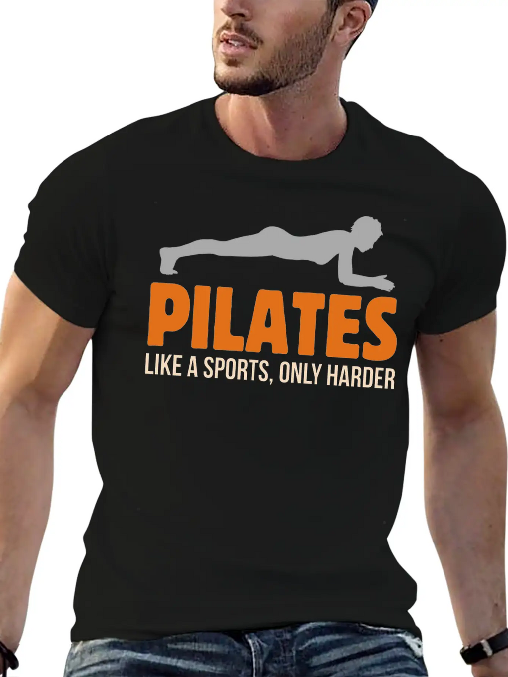 Fitness Pilates Like A Sports, Only Harder Workout Stylish Everyday T-Shirt – Unisex Basic Cotton Tee