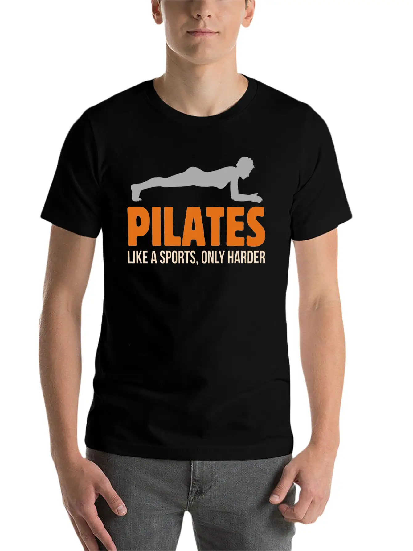 Fitness Pilates Like A Sports, Only Harder Workout Stylish Everyday T-Shirt – Unisex Basic Cotton Tee