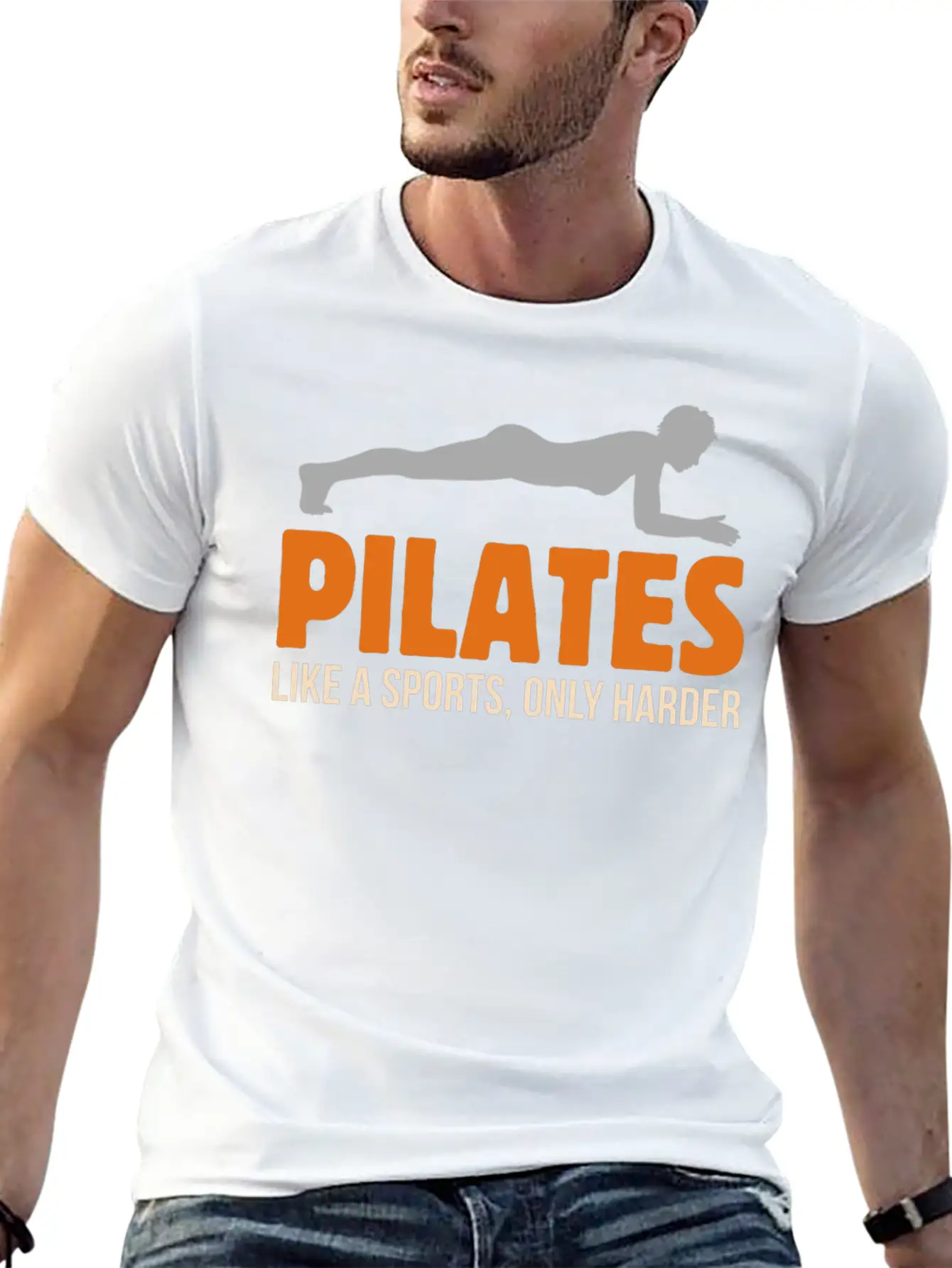 Fitness Pilates Like A Sports, Only Harder Workout Stylish Everyday T-Shirt – Unisex Basic Cotton Tee