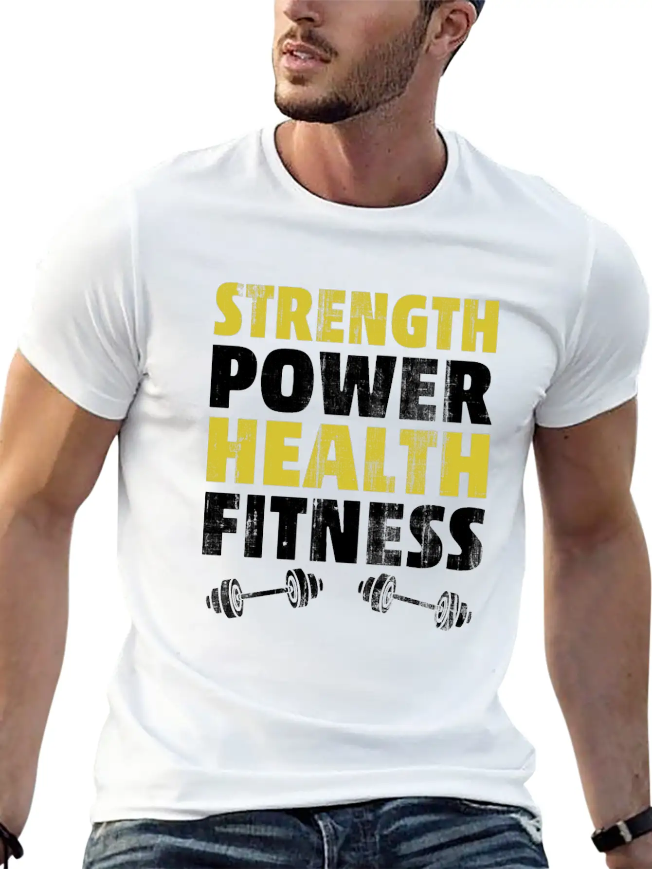 Fitness Stylish Everyday T-Shirt – Unisex Basic Cotton Tee