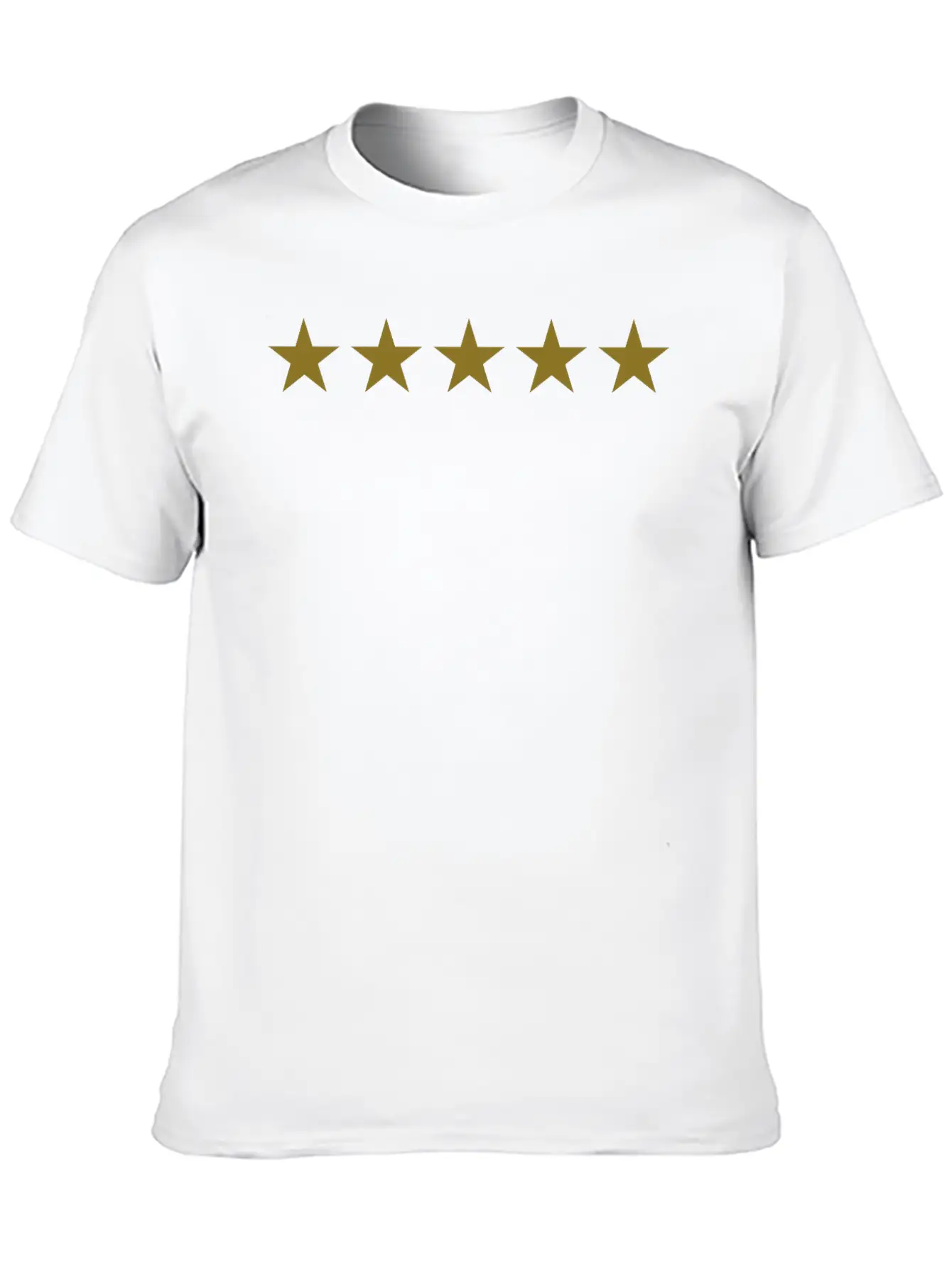 Five Stars Essential Cotton Tee For Daily Outfits – Unisex Style