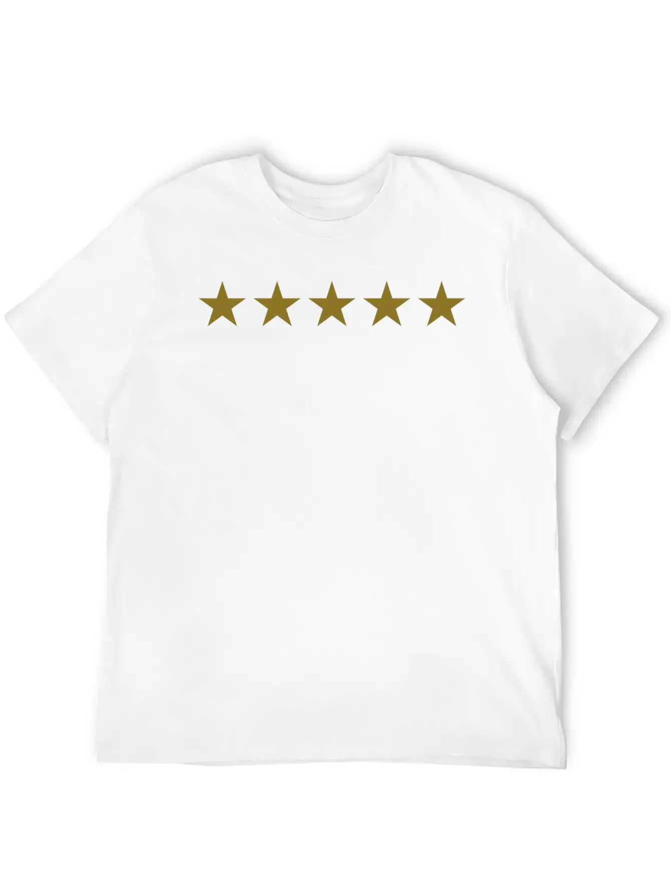 Five Stars Essential Cotton Tee For Daily Outfits – Unisex Style