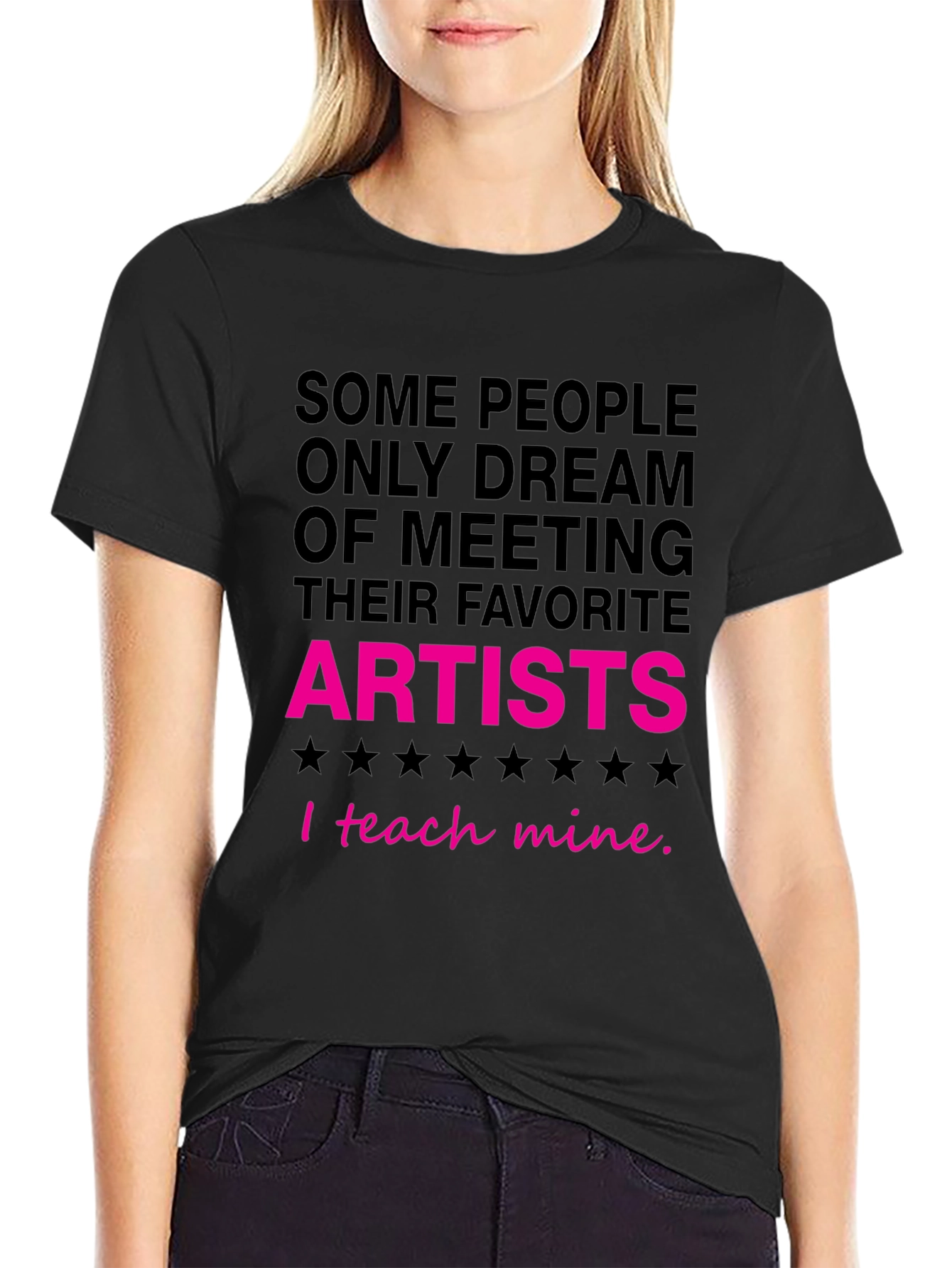 I Teach Mine Artist T-Shirt