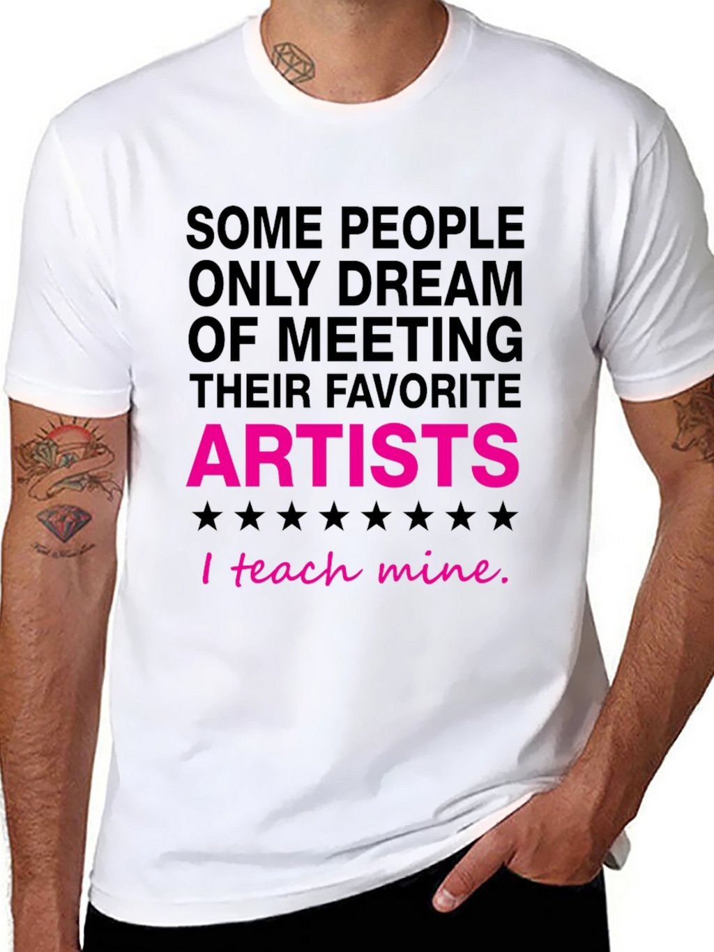 I Teach Mine Artist T-Shirt
