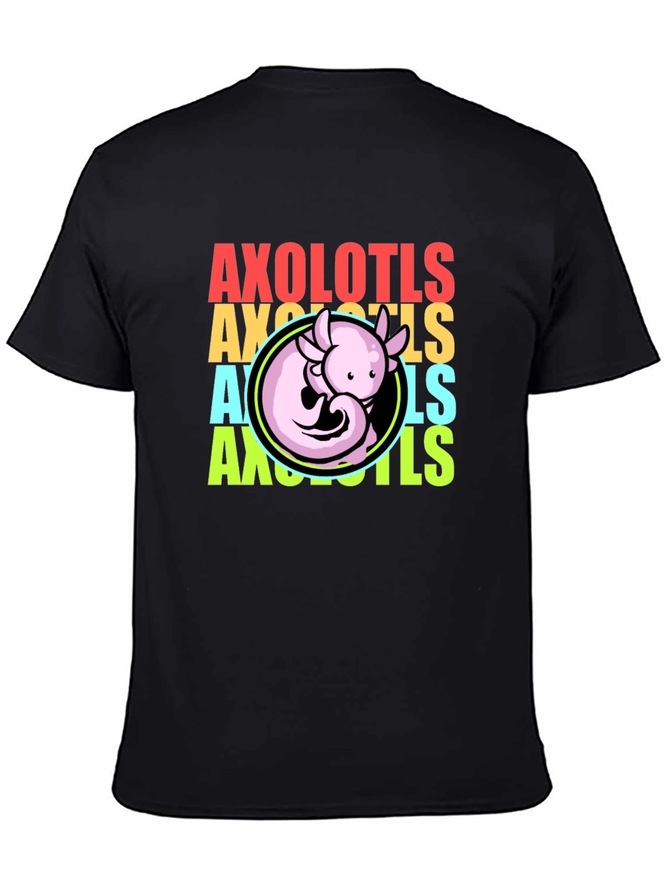 Axolotls Graphic Tee - Cool Amphibian T-Shirt