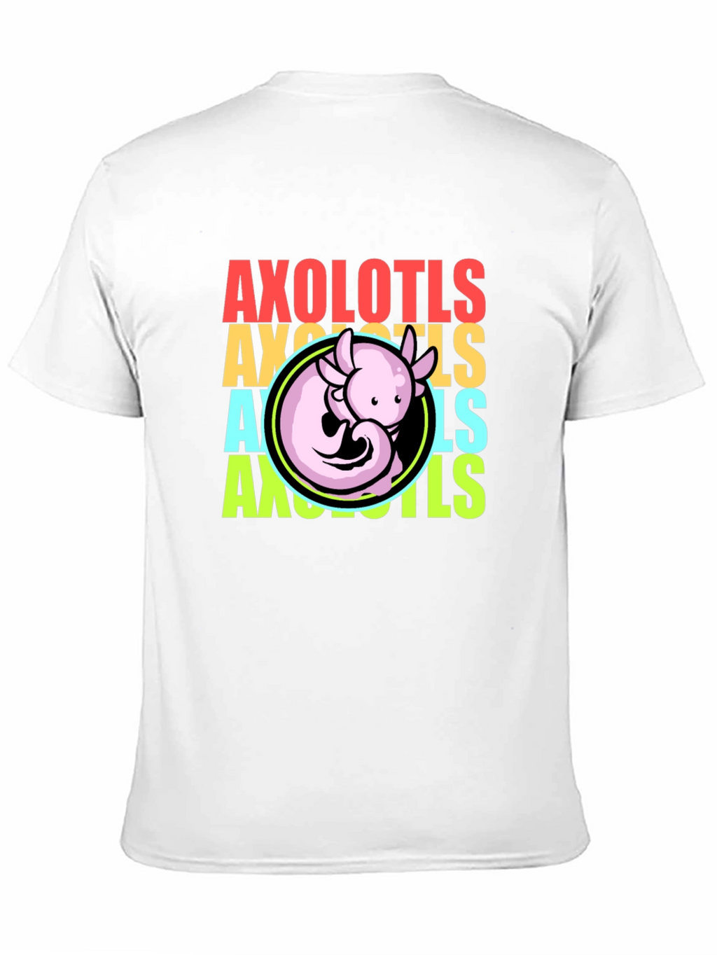 Axolotls Graphic Tee - Cool Amphibian T-Shirt
