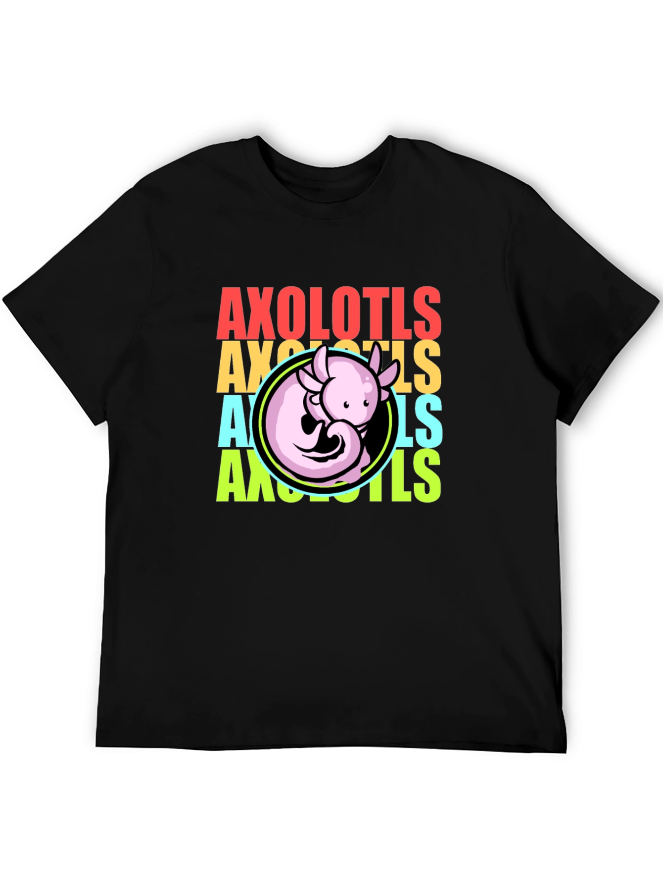 Axolotls Graphic Tee - Cool Amphibian T-Shirt