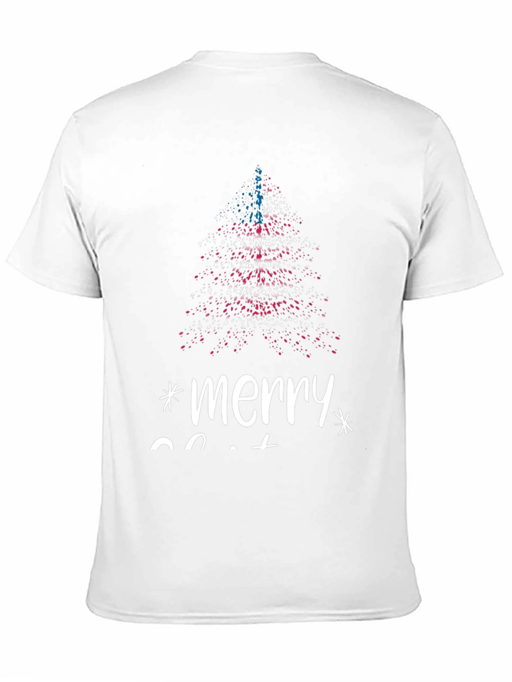 Festive Merry Christmas Tree Graphic Tee