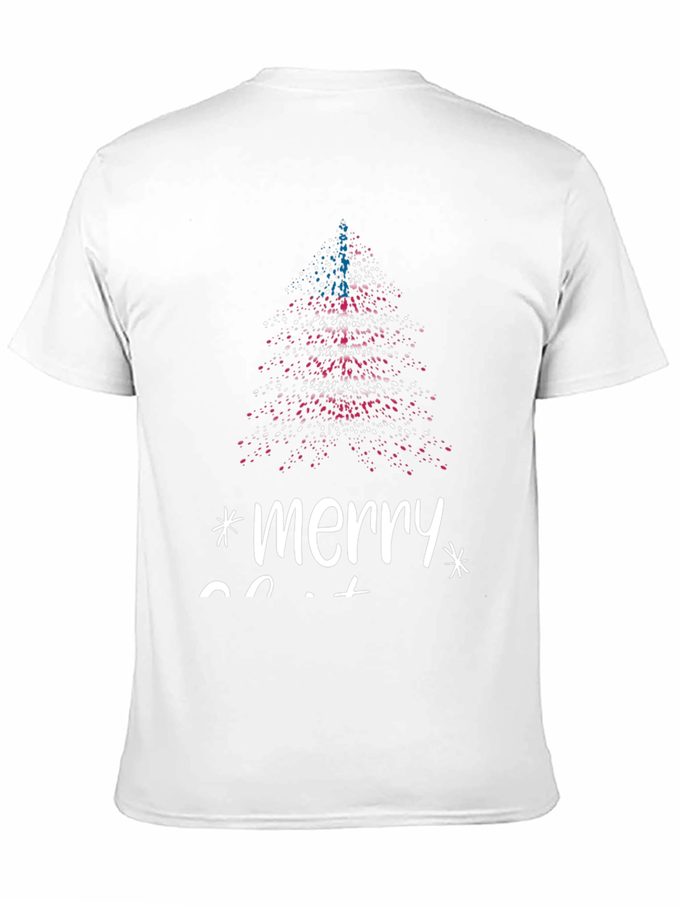Festive Merry Christmas Tree Graphic Tee