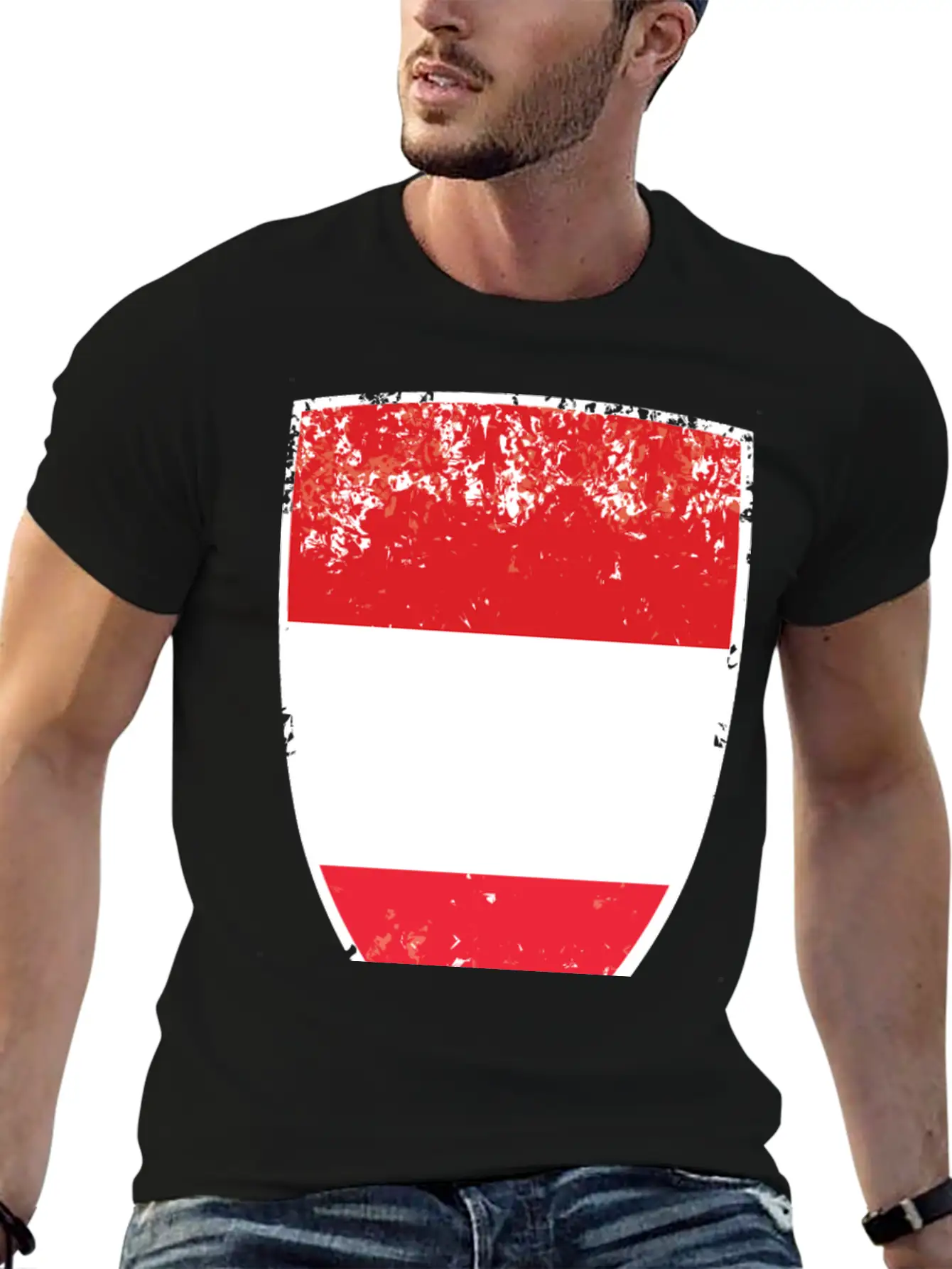 Flag Of Austria Relaxed Everyday Tee – Lightweight And Durable Cotton