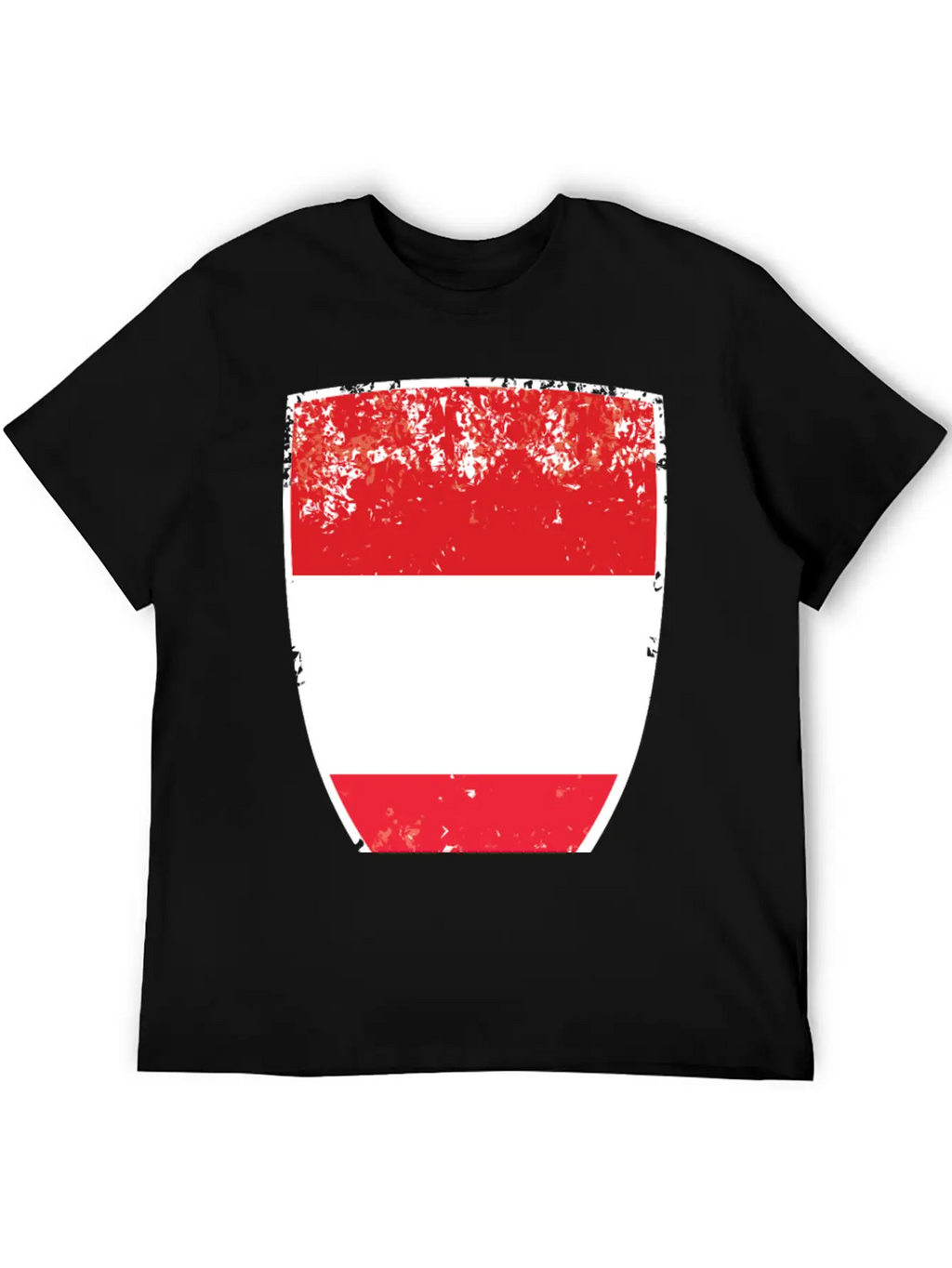 Flag Of Austria Relaxed Everyday Tee – Lightweight And Durable Cotton