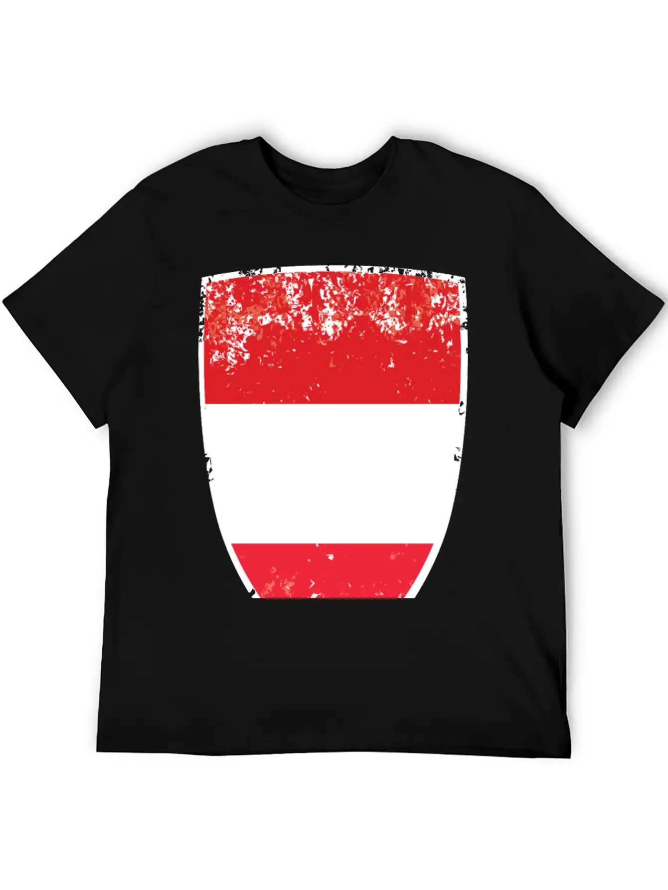 Flag Of Austria Relaxed Everyday Tee – Lightweight And Durable Cotton