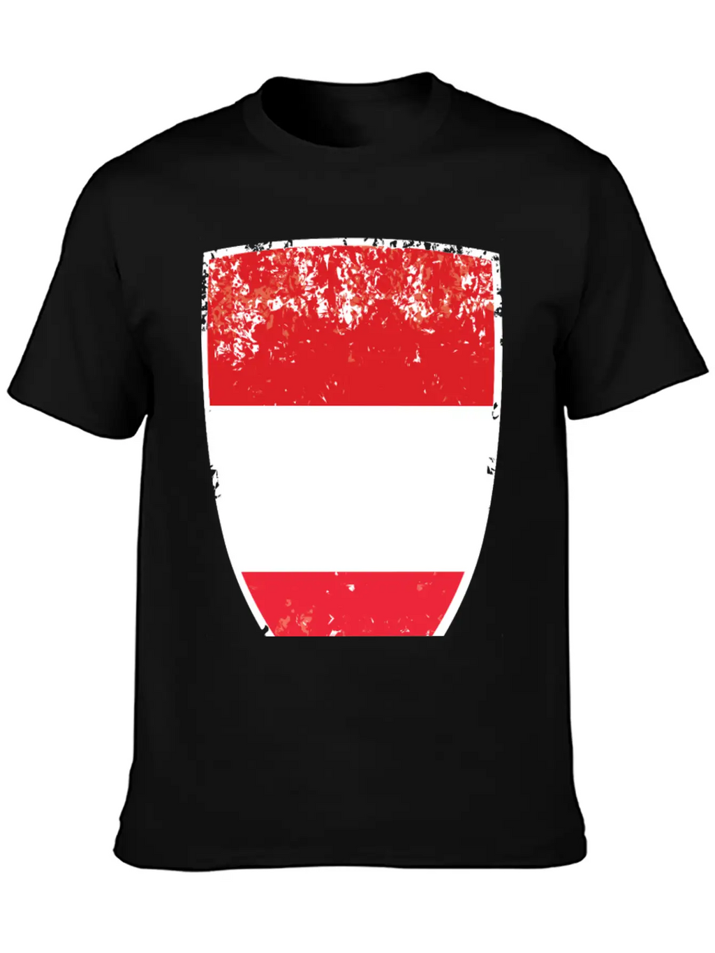 Flag Of Austria Relaxed Everyday Tee – Lightweight And Durable Cotton