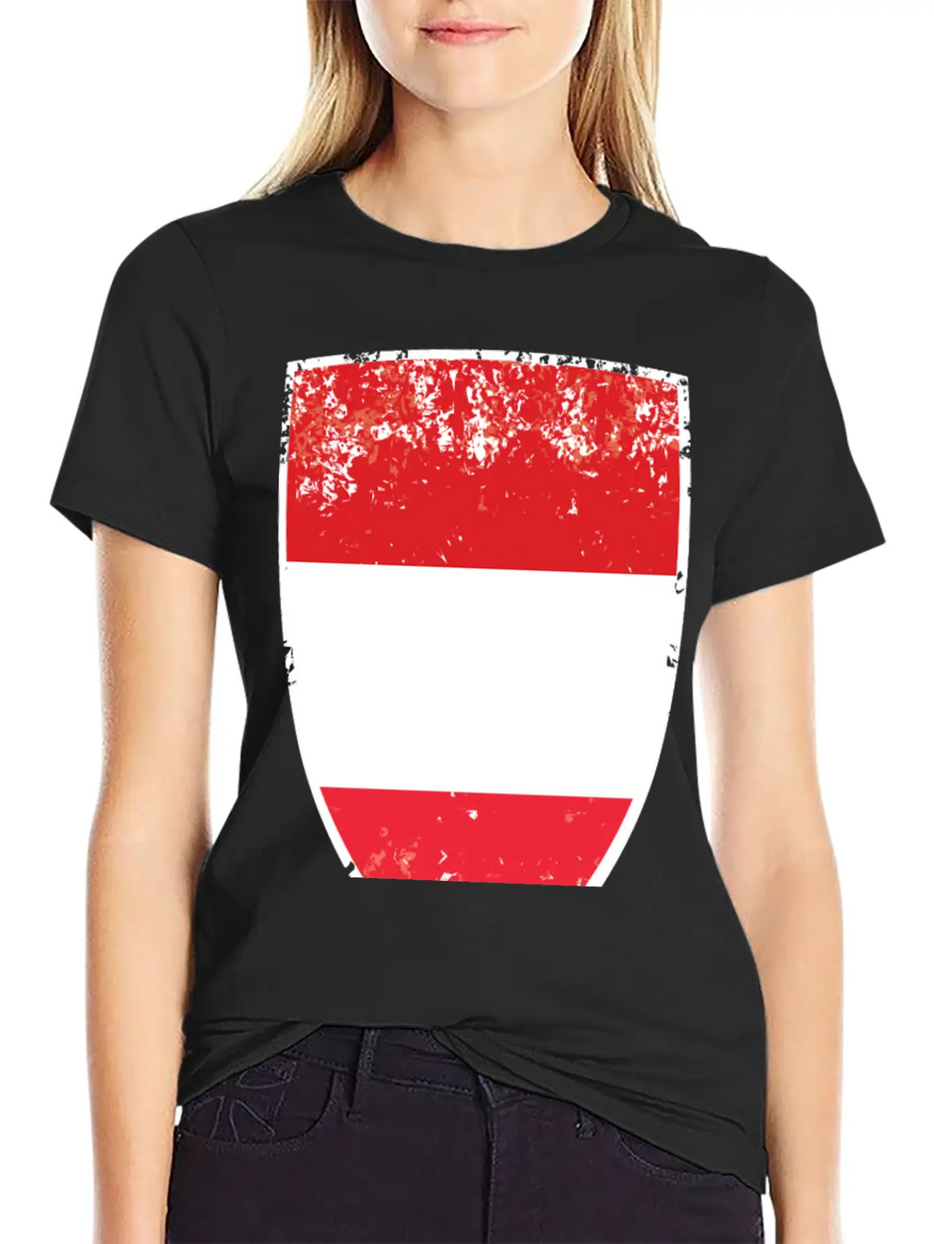 Flag Of Austria Relaxed Everyday Tee – Lightweight And Durable Cotton