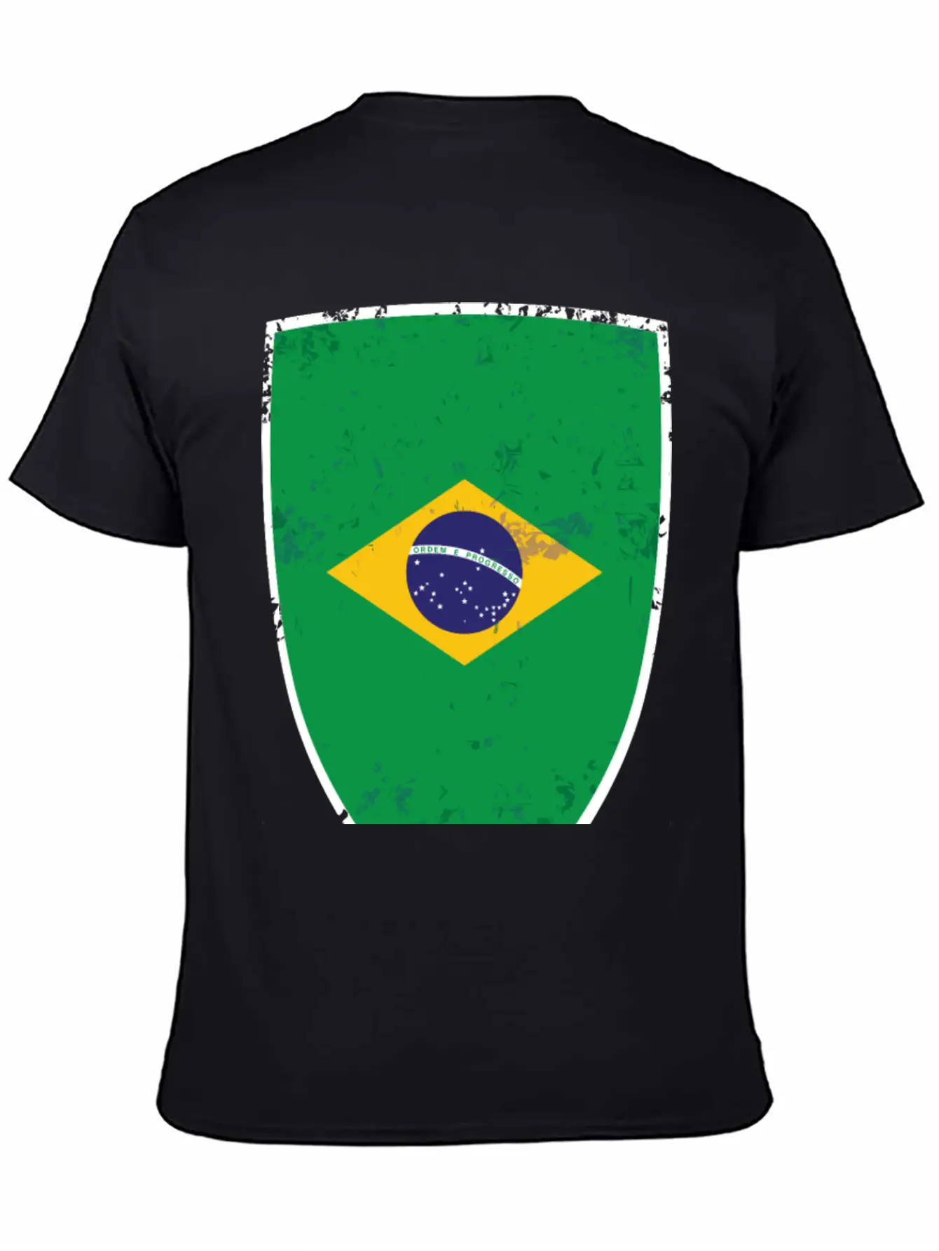 Flag Of Brazil Classic Cotton Tee – Unisex Comfort For Any Season