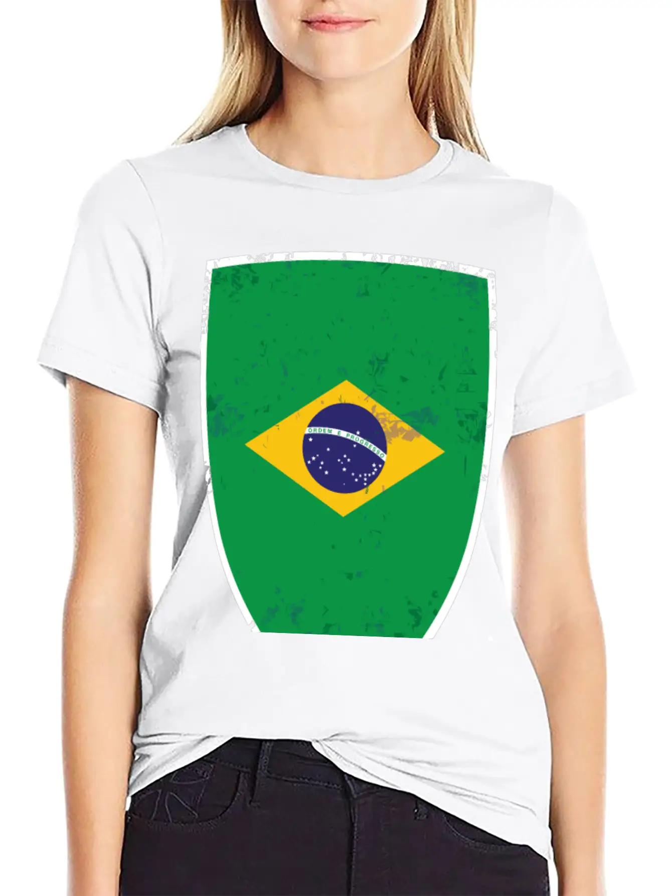 Flag Of Brazil Classic Cotton Tee – Unisex Comfort For Any Season