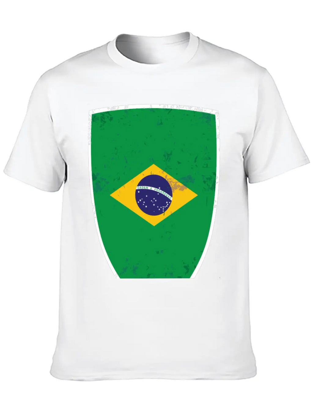 Flag Of Brazil Classic Cotton Tee – Unisex Comfort For Any Season