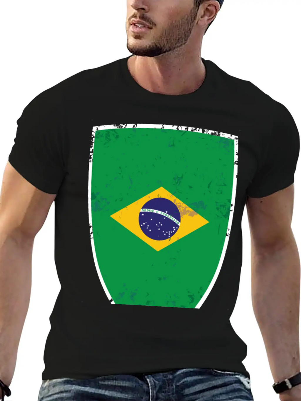 Flag Of Brazil Classic Cotton Tee – Unisex Comfort For Any Season