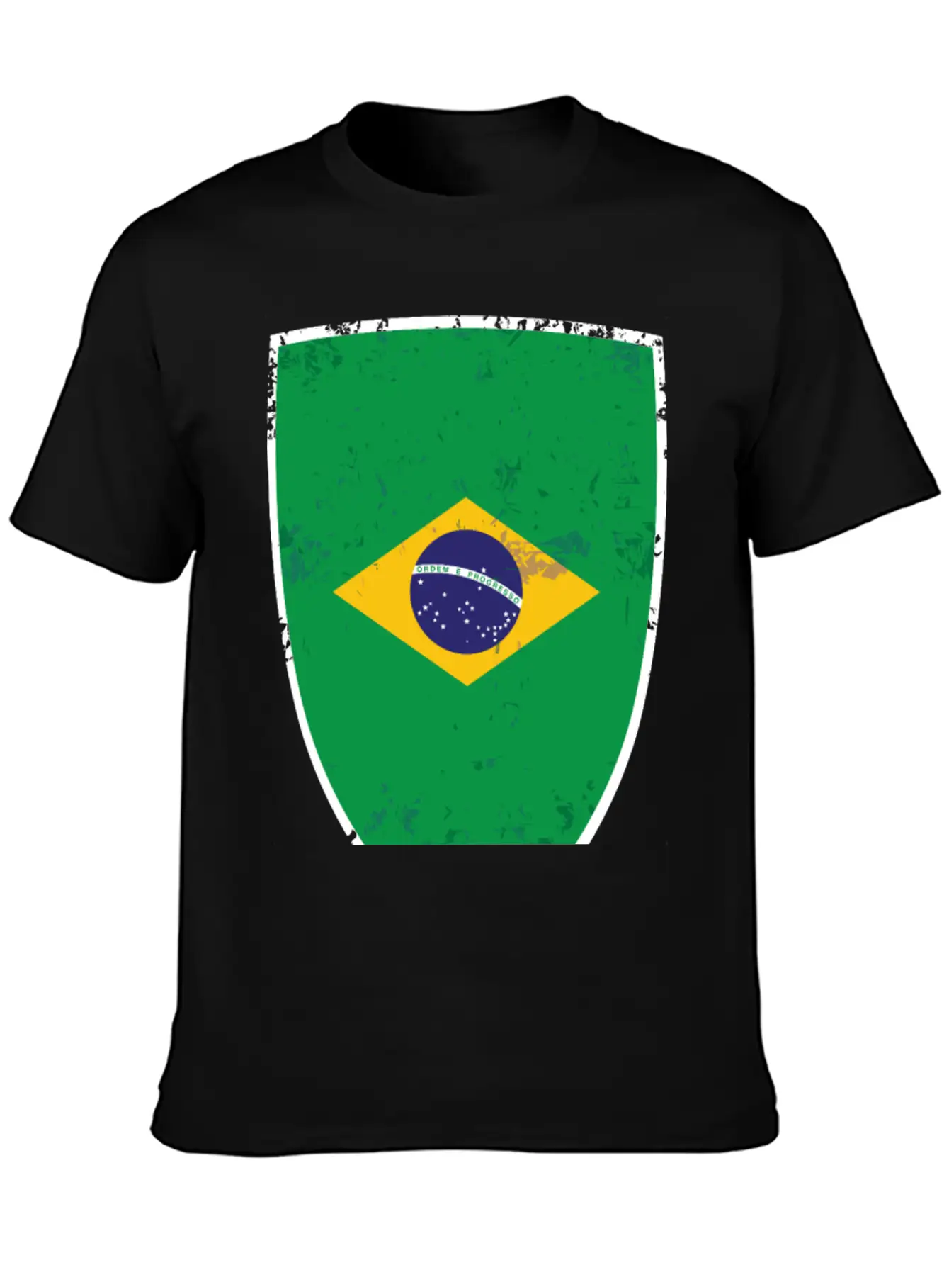 Flag Of Brazil Classic Cotton Tee – Unisex Comfort For Any Season