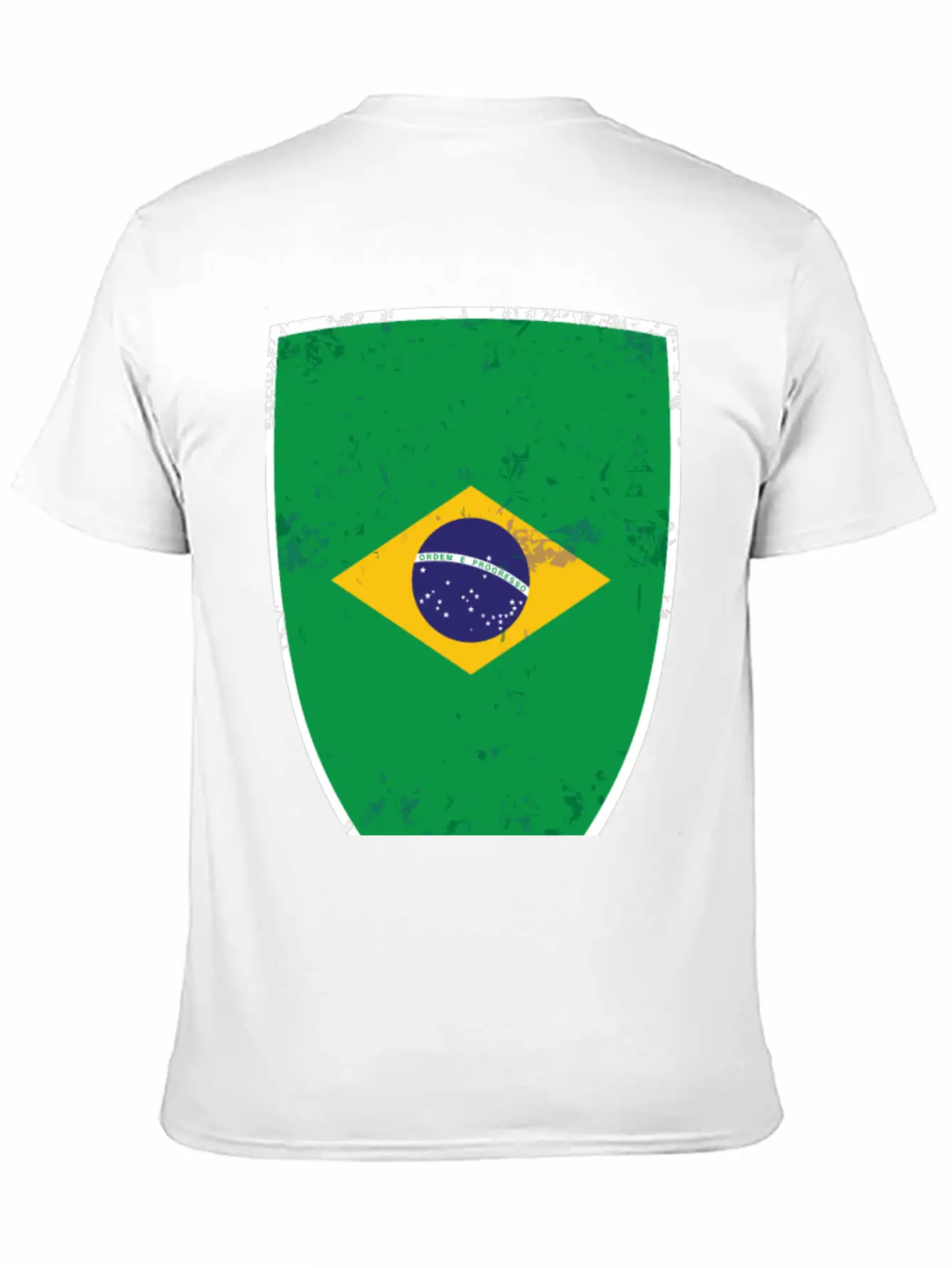 Flag Of Brazil Classic Cotton Tee – Unisex Comfort For Any Season