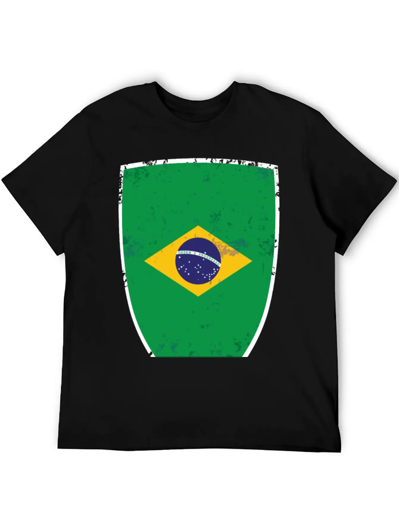 Flag Of Brazil Classic Cotton Tee – Unisex Comfort For Any Season