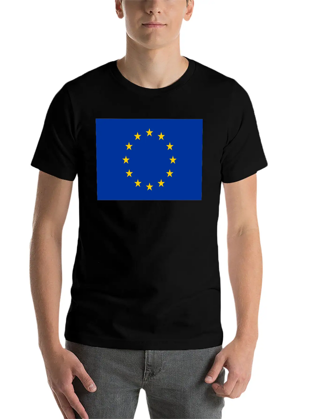 Flag Of Europe Breathable Graphic T-Shirt – Perfect For Casual Days