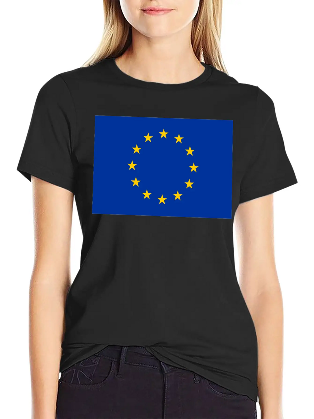 Flag Of Europe Breathable Graphic T-Shirt – Perfect For Casual Days