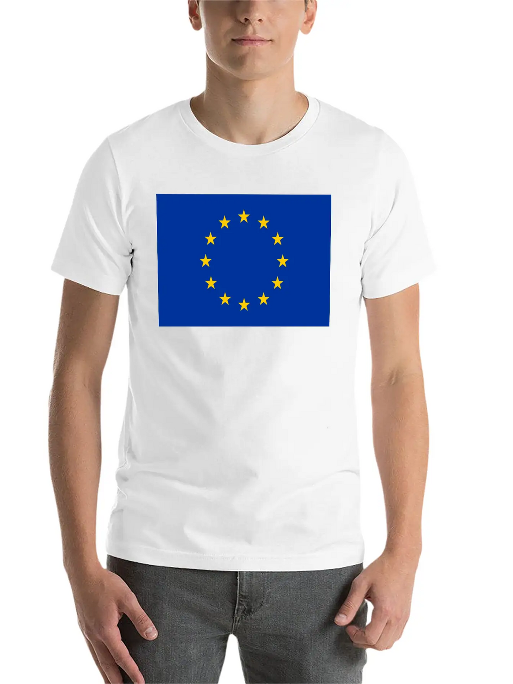 Flag Of Europe Breathable Graphic T-Shirt – Perfect For Casual Days