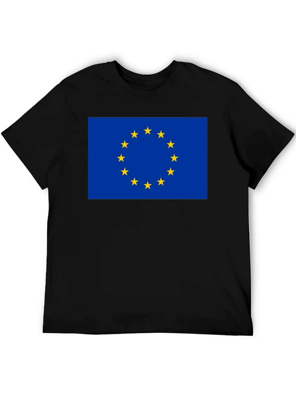 Flag Of Europe Breathable Graphic T-Shirt – Perfect For Casual Days