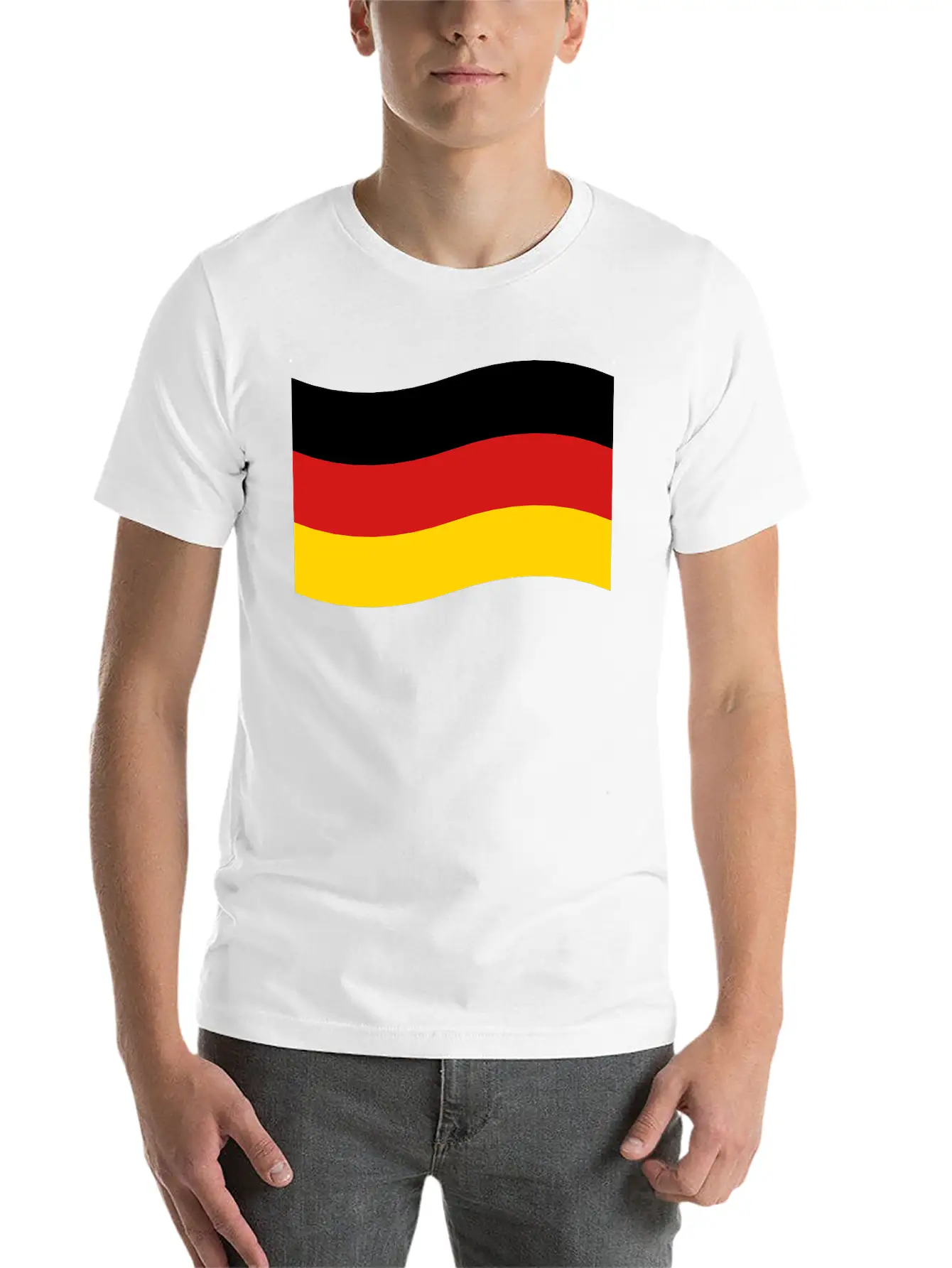 Flag Of Germany Breathable Graphic T-Shirt – Perfect For Casual Days