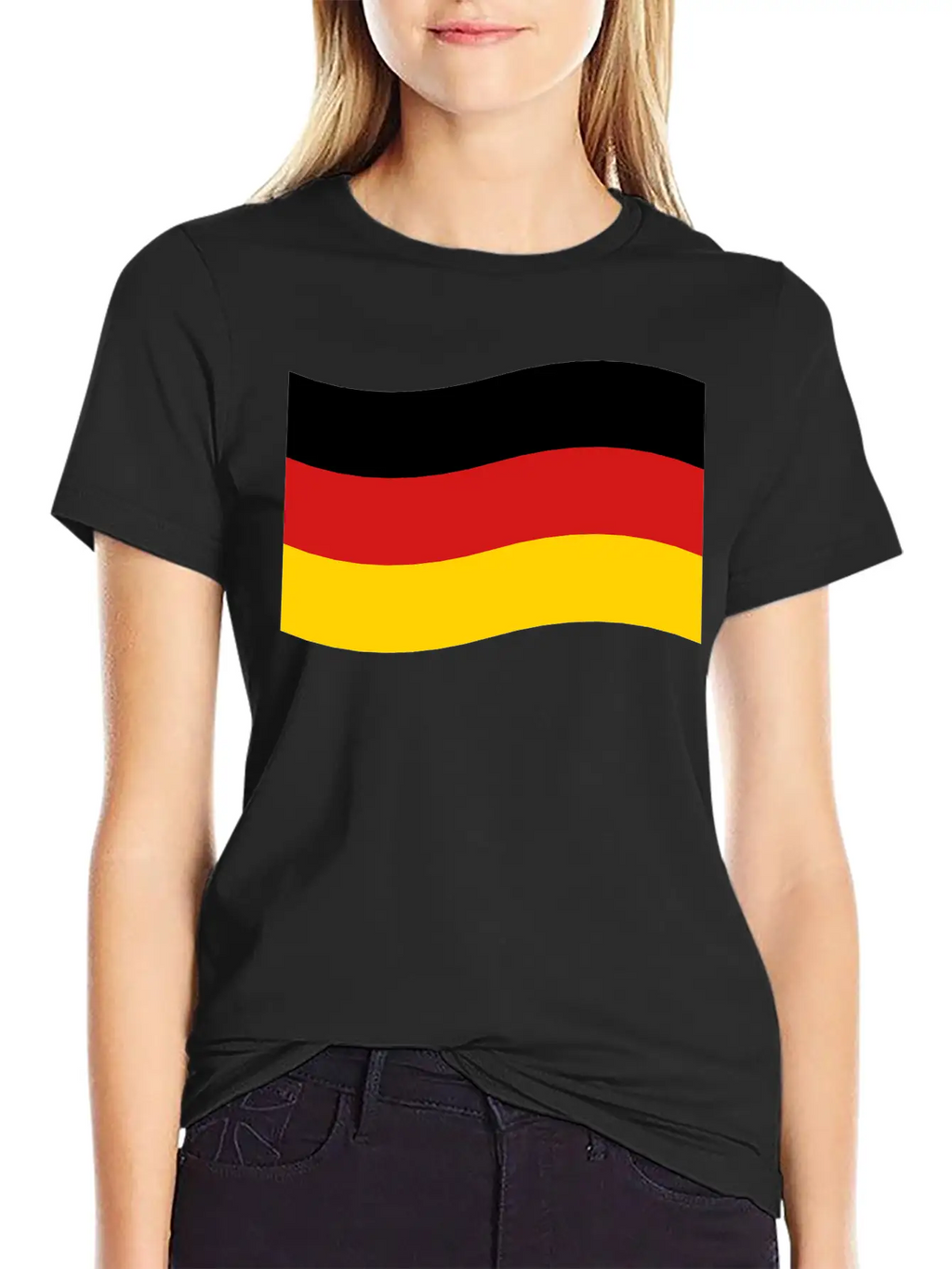 Flag Of Germany Breathable Graphic T-Shirt – Perfect For Casual Days